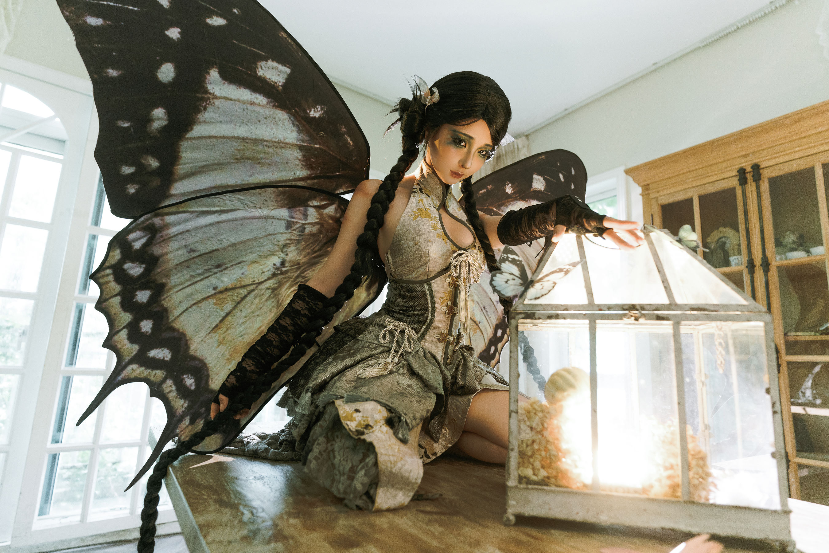 动漫博主蠢沫沫 - 枯叶蝶/(58P)