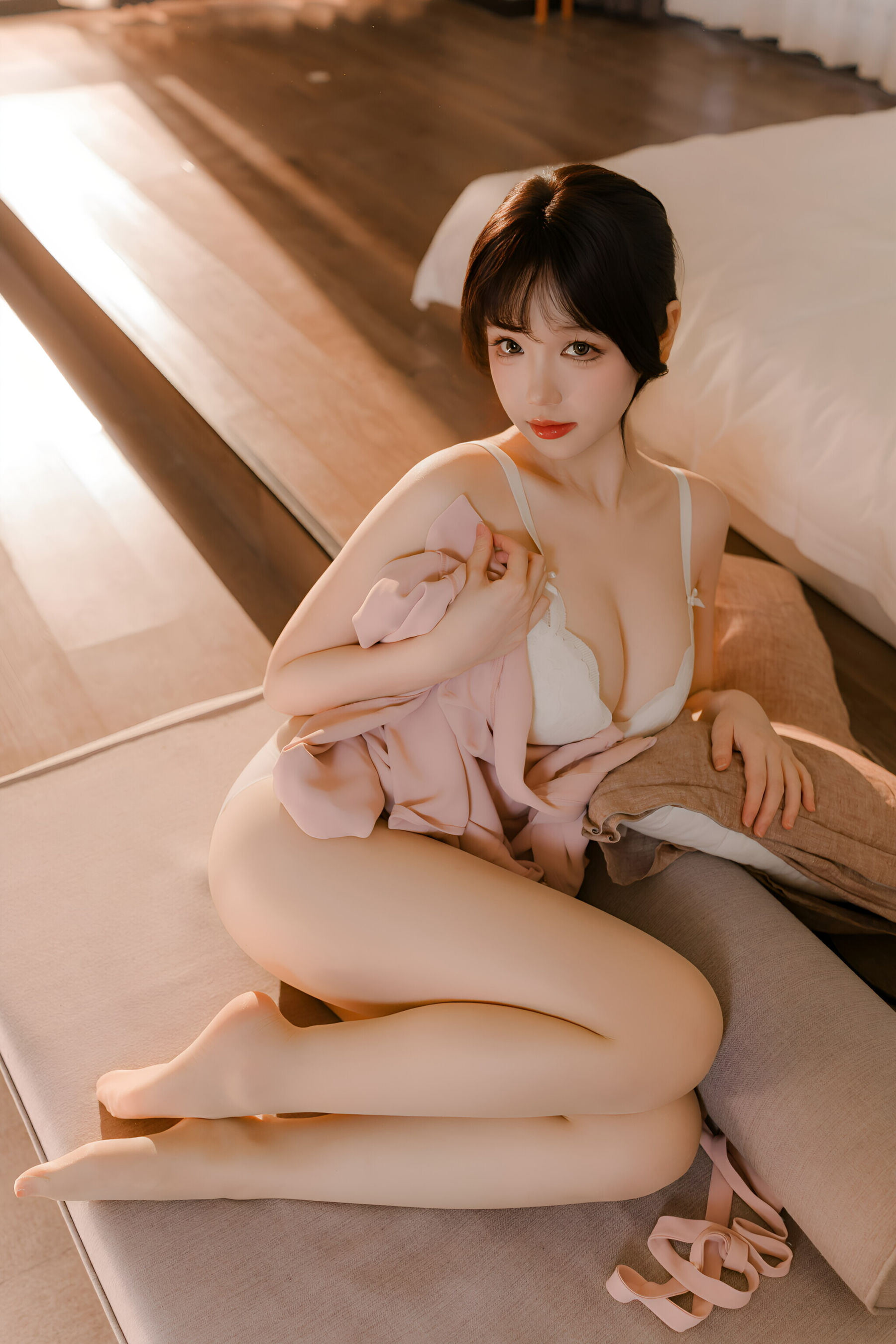 动漫博主雪晴Astra - 肉丝通勤OL/(71P)