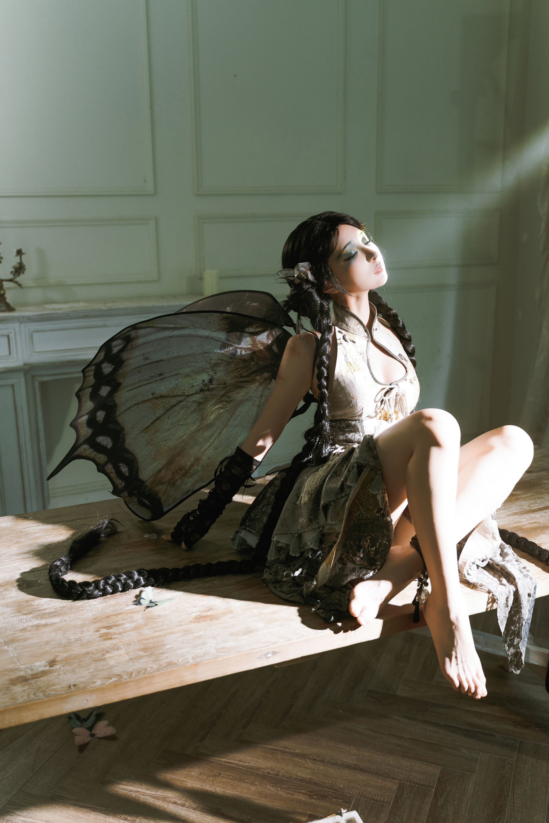 动漫博主蠢沫沫 - 枯叶蝶/(58P)