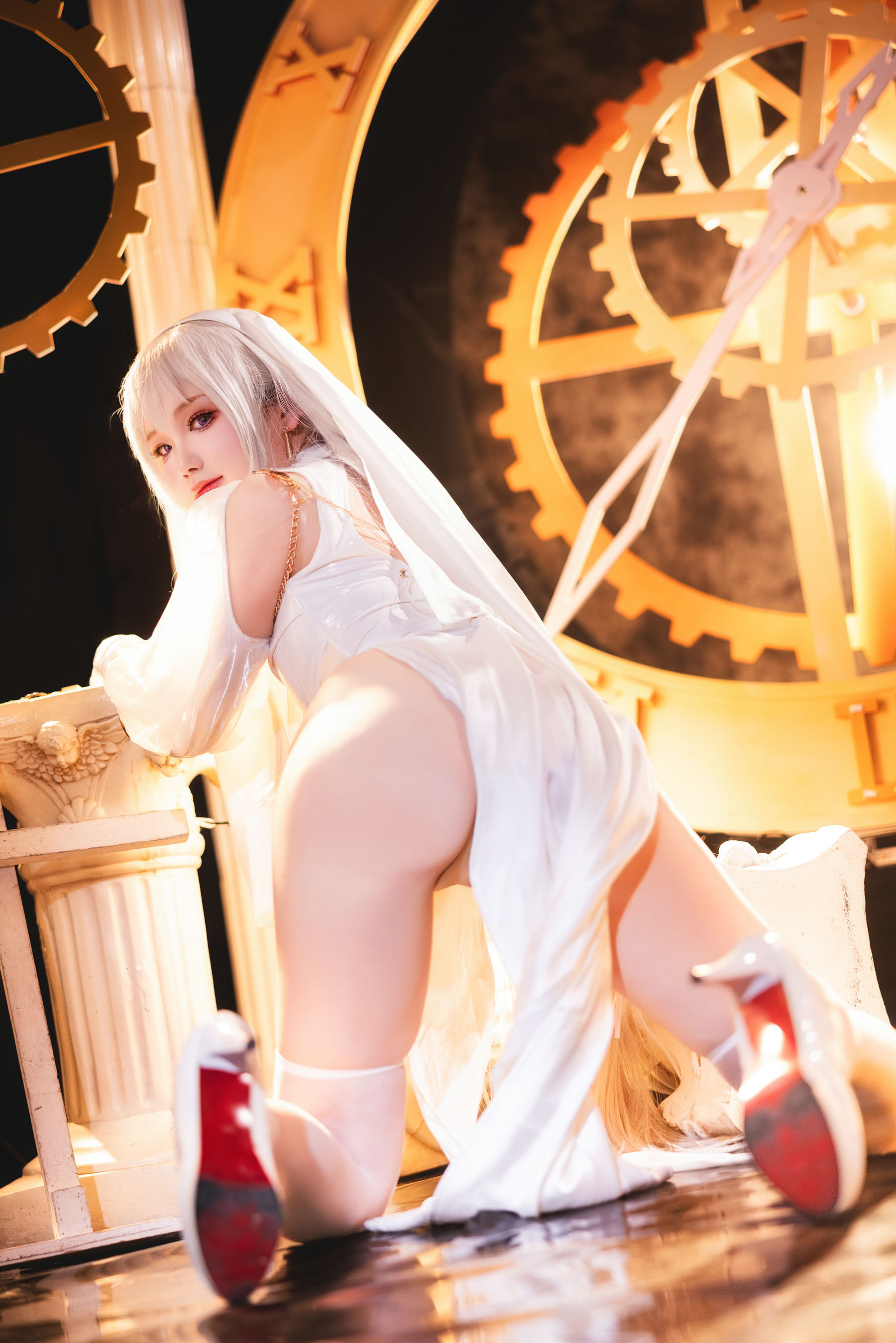 动漫博主雪晴Astra - 圣天使修女/(55P)