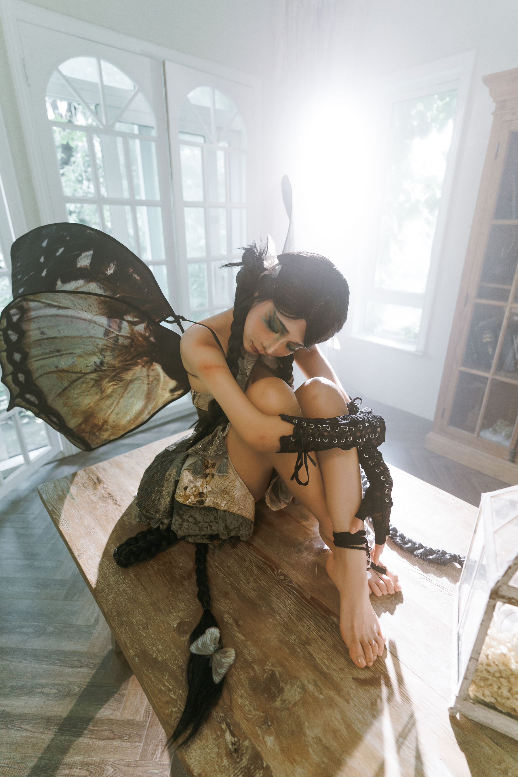 动漫博主蠢沫沫 - 枯叶蝶/(58P)