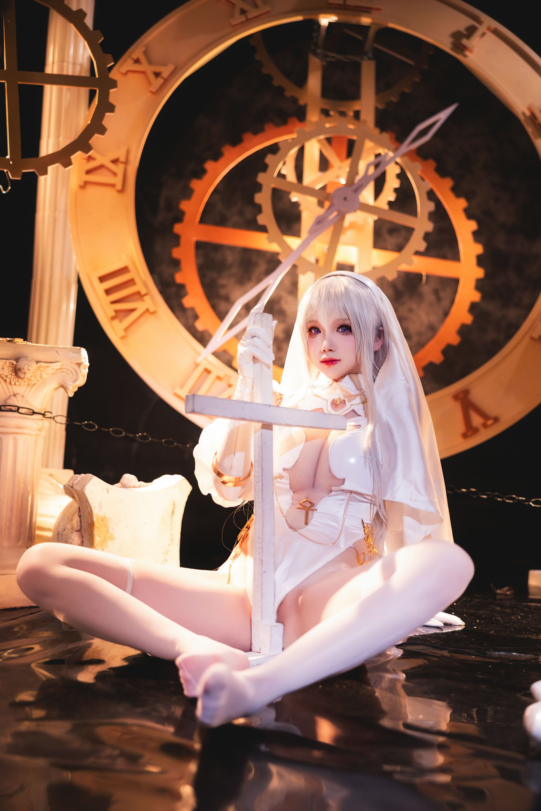 动漫博主雪晴Astra - 圣天使修女/(55P)