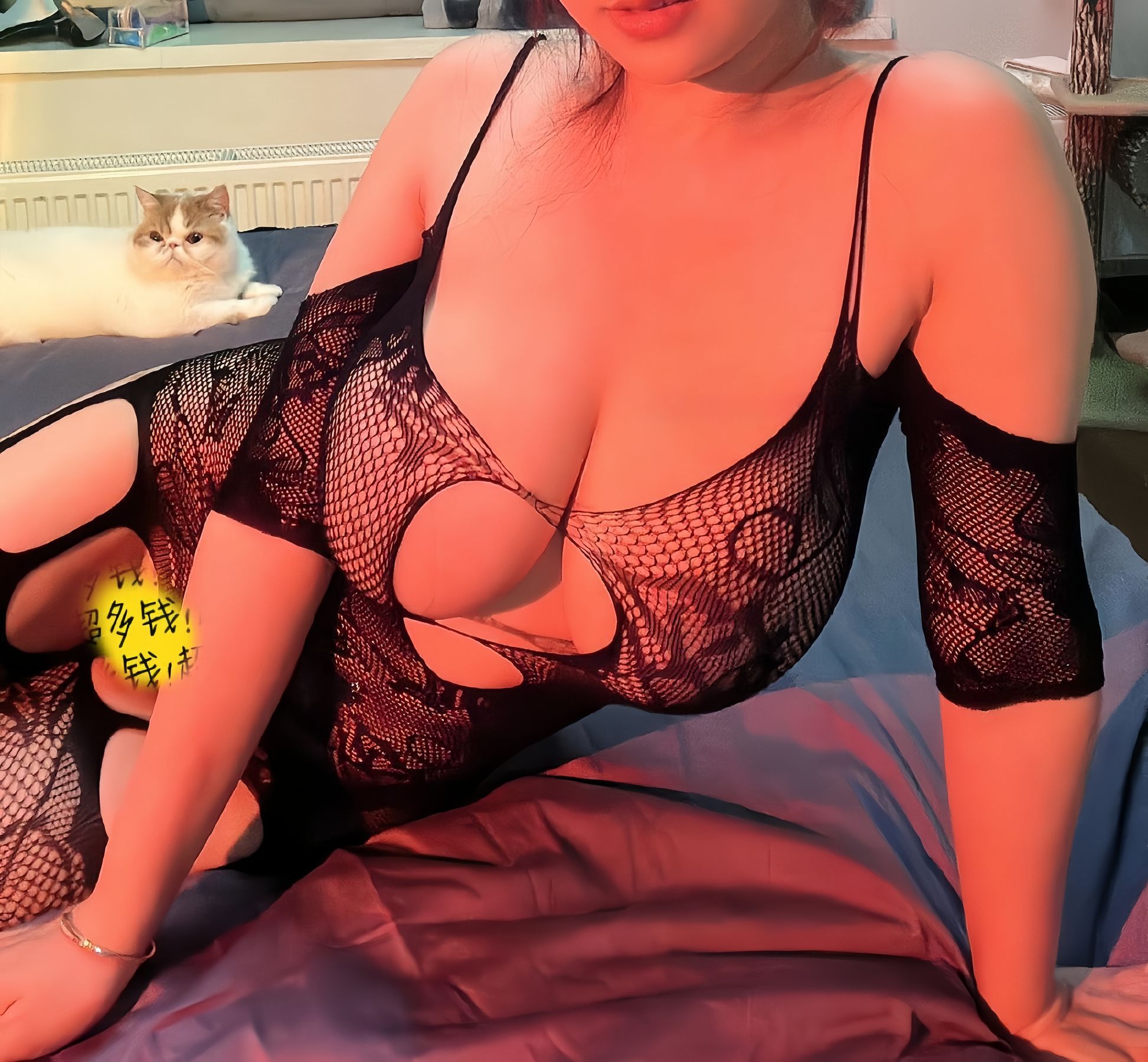 奶雯 - 网洞黑丝/(37P)