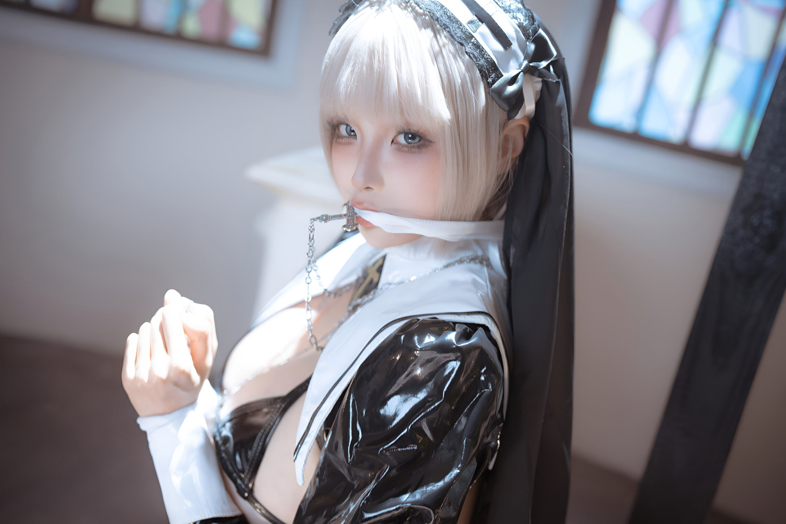 动漫博主蠢沫沫 - 修道院/(125P)