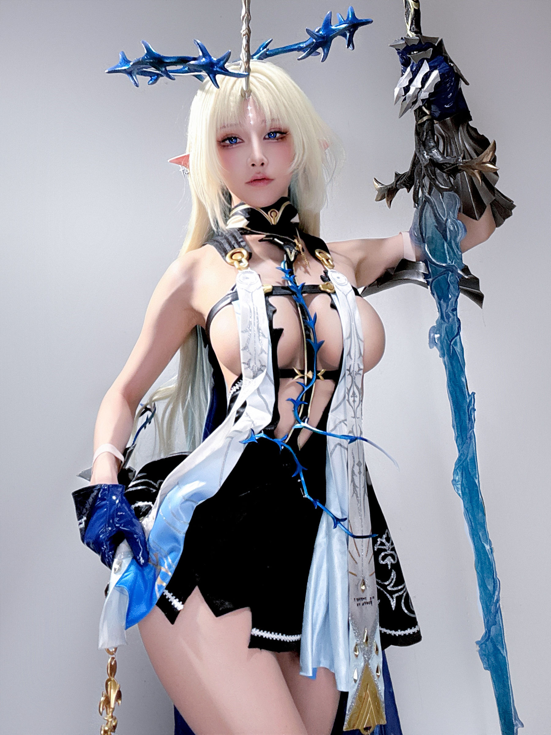 动漫博主水淼aqua - 芙露德莉斯 Fleurdelys 自拍/(24P)