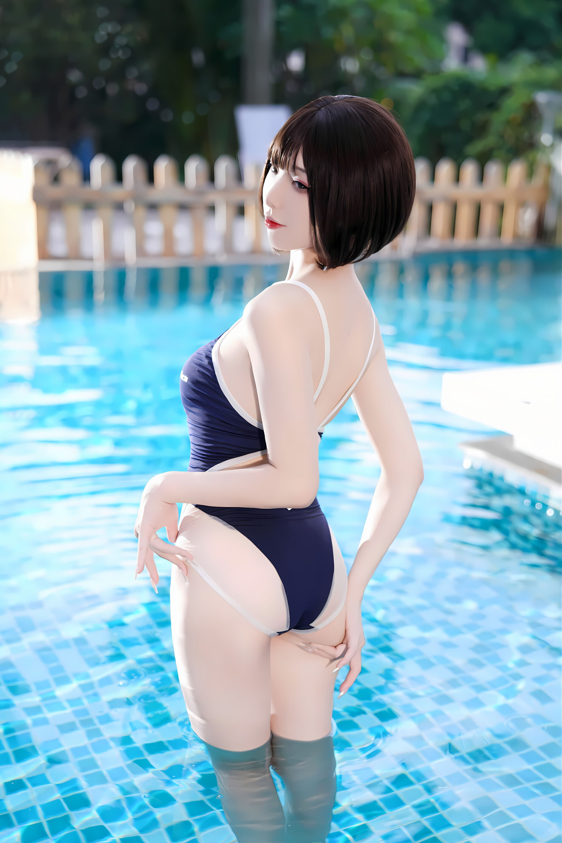 动漫博主封疆疆v - 小海月 竞泳/(33P)