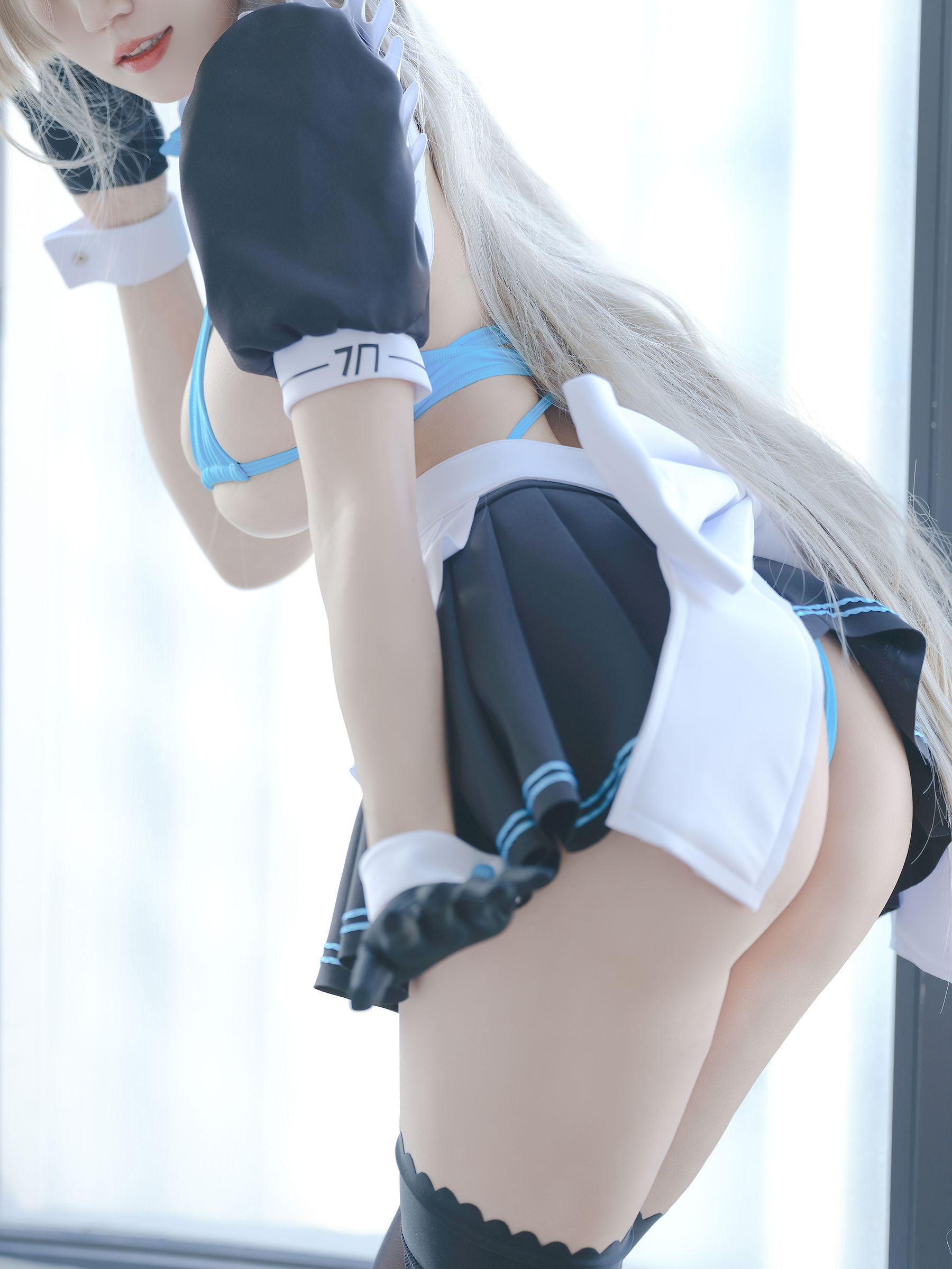 动漫博主小仓千代w - 蔚蓝档案 一之濑明日奈 女仆/(22P)