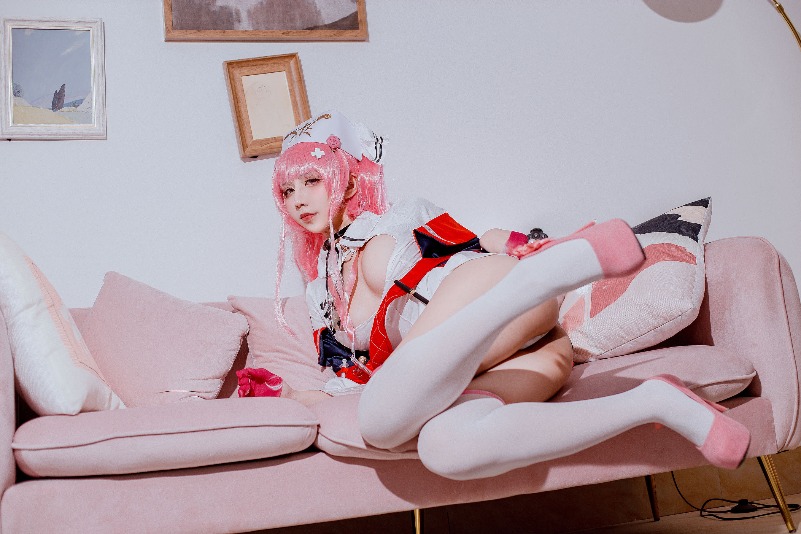 动漫博主九曲Jean - 碧蓝航线英仙座护士/(23P)