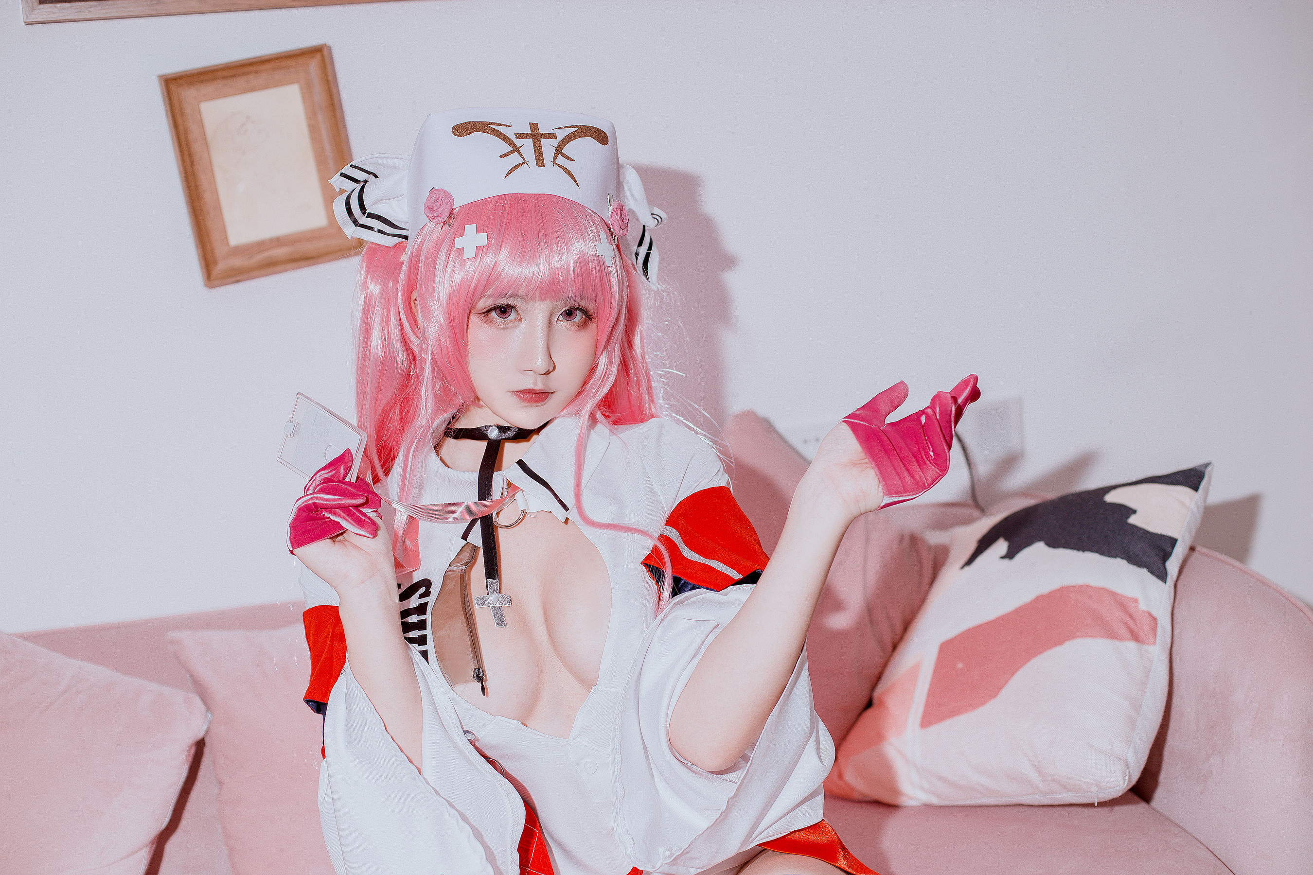 动漫博主九曲Jean - 碧蓝航线英仙座护士/(23P)