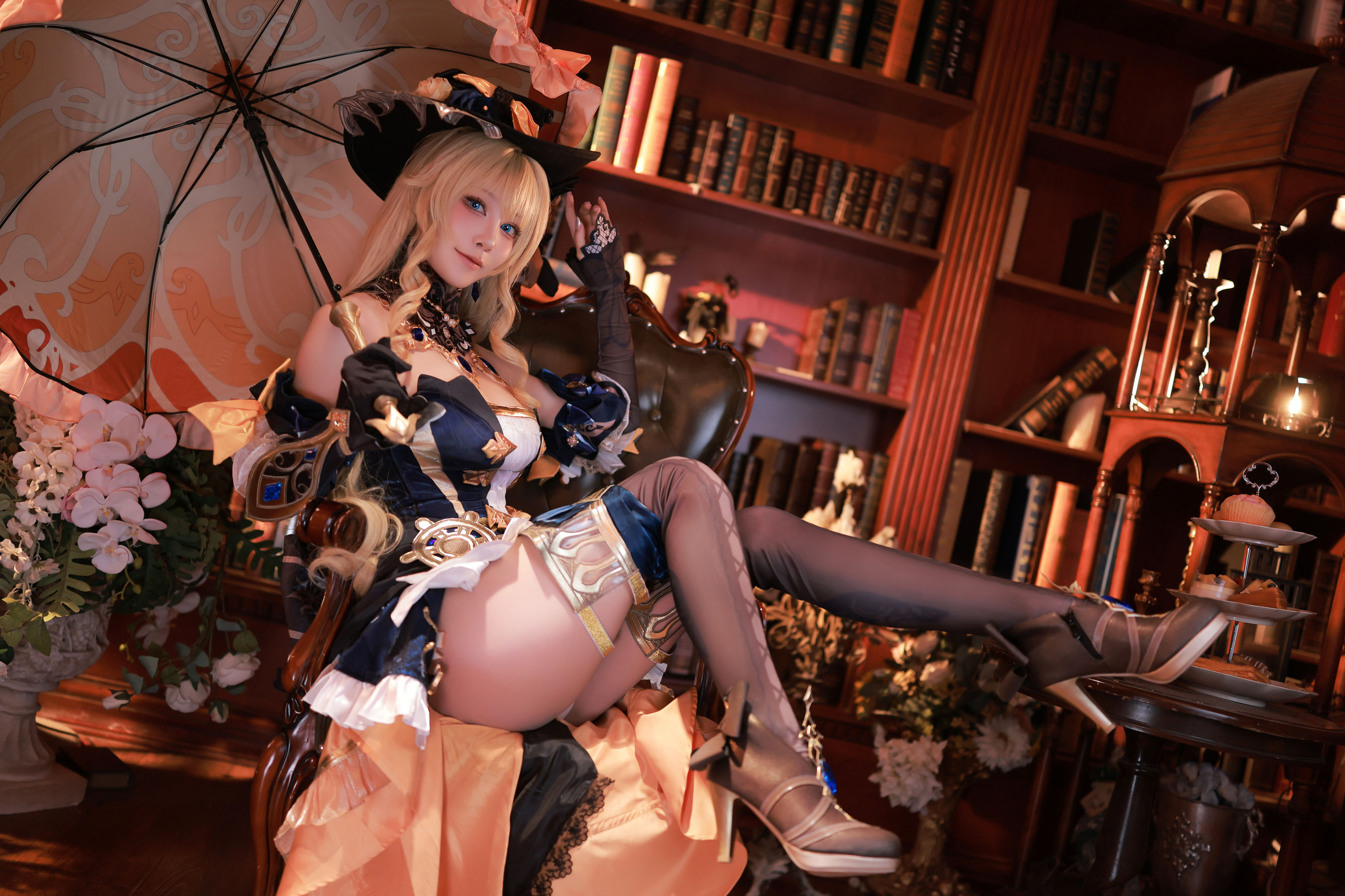 动漫博主水淼aqua - 原神 ナヴィア Navia/(56P)