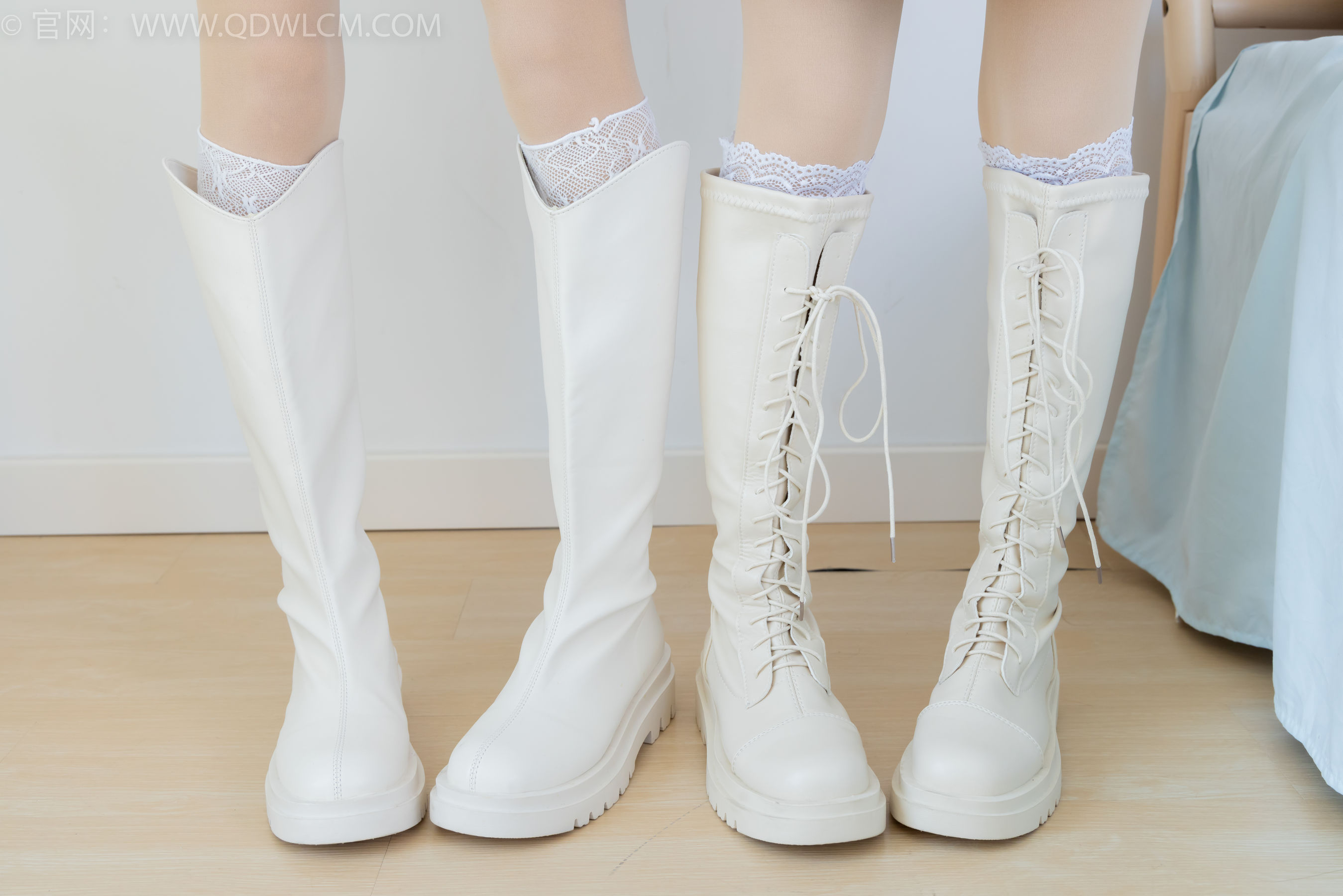 物恋传媒 No.2375 茯苓&闪闪 - 长靴、白棉袜、厚肉丝/(170P)