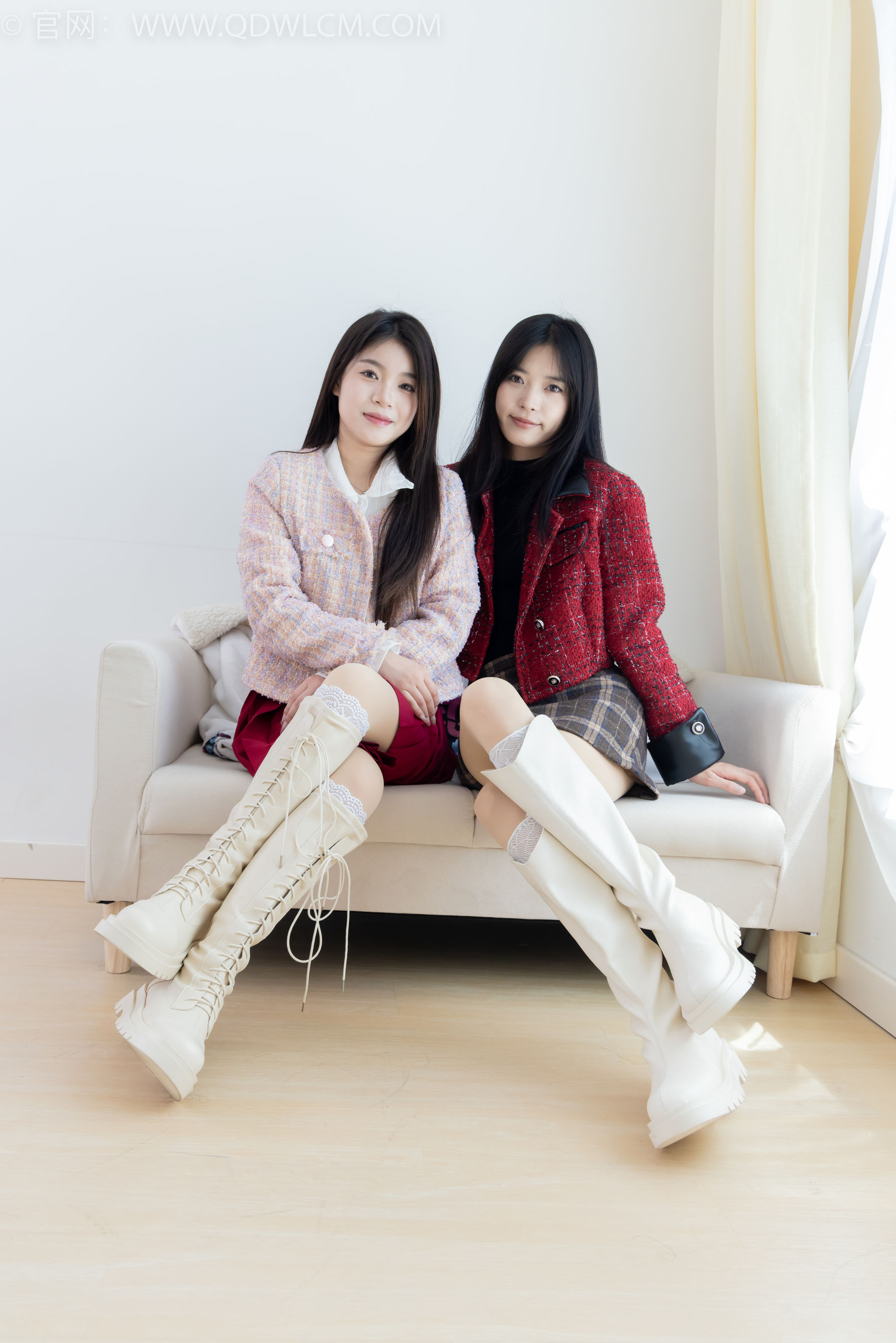 物恋传媒 No.2375 茯苓&闪闪 - 长靴、白棉袜、厚肉丝/(170P)