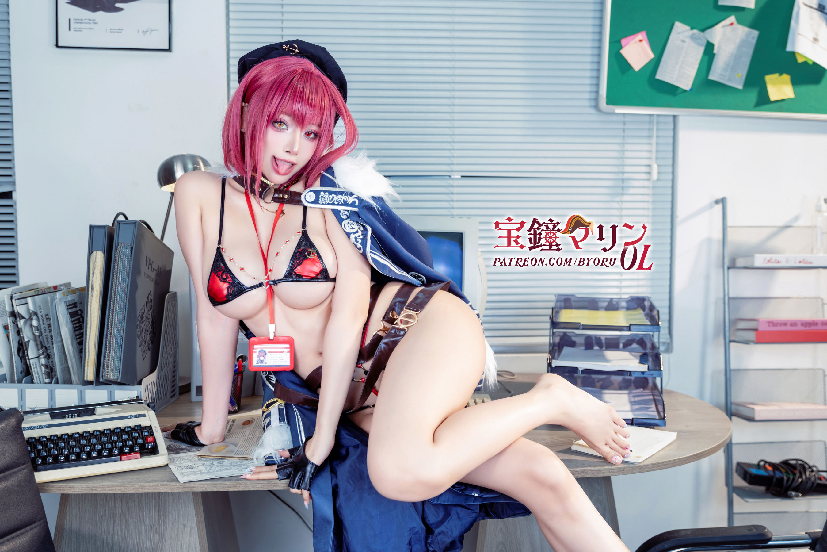 日本性感萝莉Byoru - Marine OL/(44P)