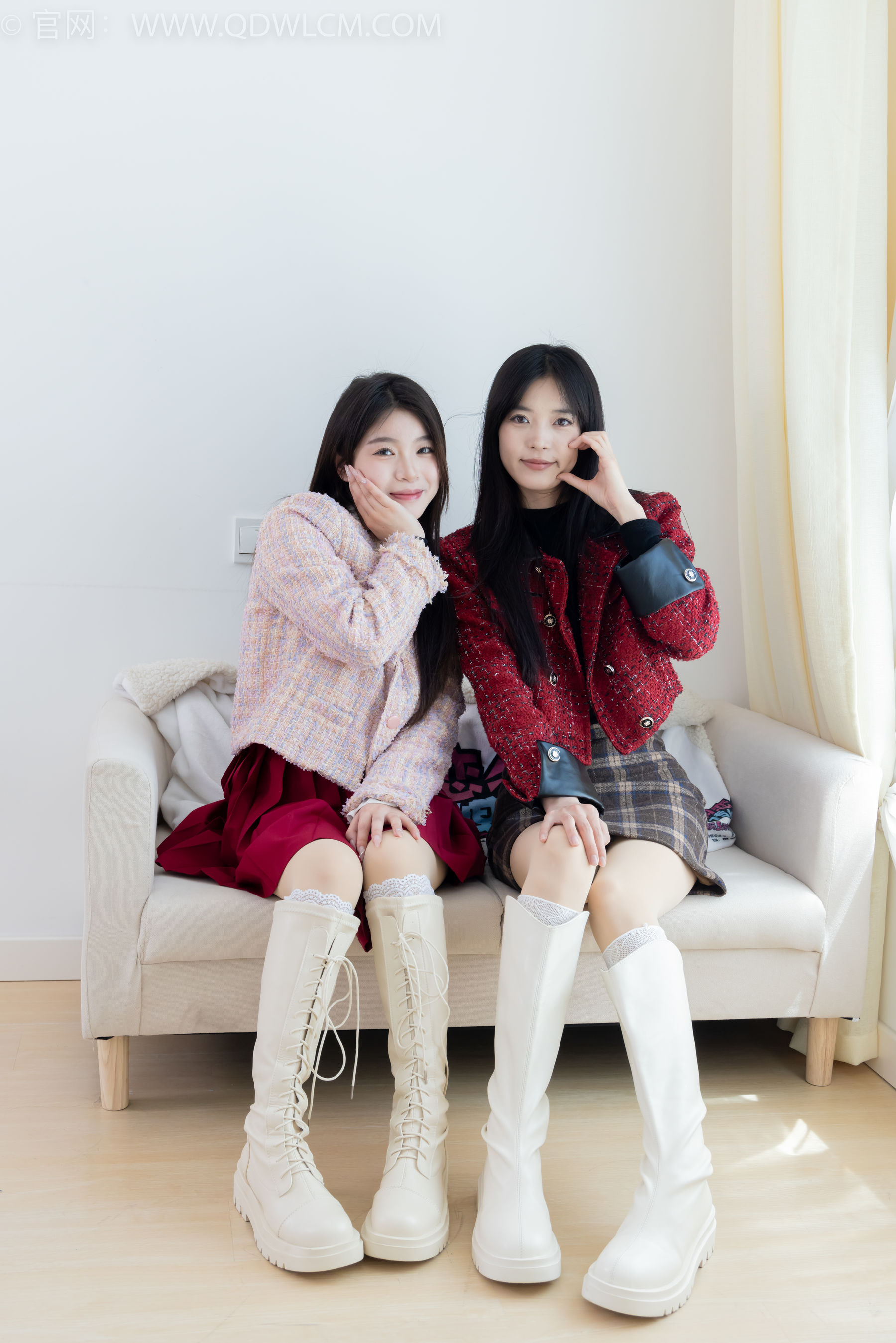 物恋传媒 No.2375 茯苓&闪闪 - 长靴、白棉袜、厚肉丝/(170P)