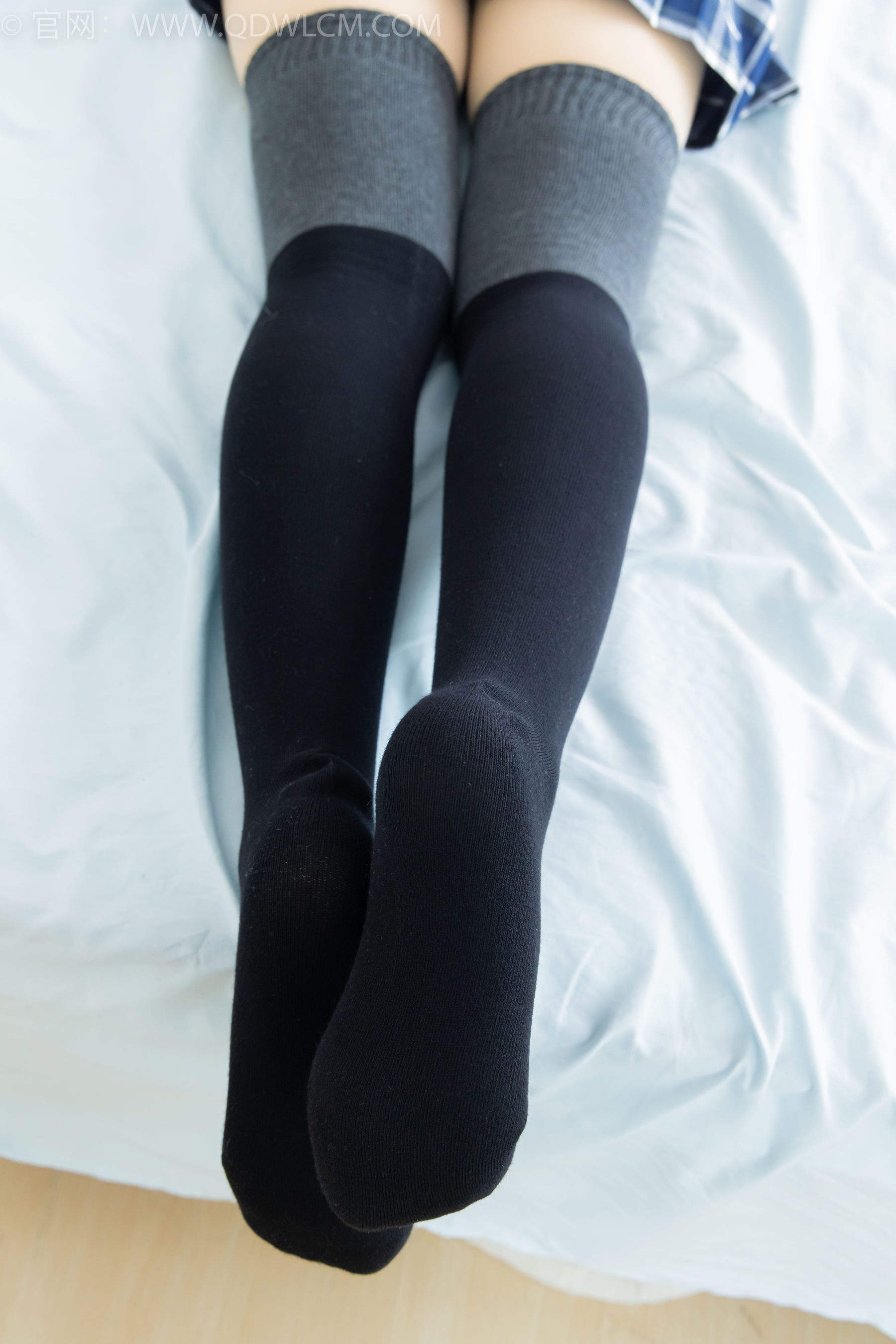 物恋传媒 No.2380 小曦 - jk制服、皮鞋、黑灰拼接过膝袜、厚肉丝/(155P)