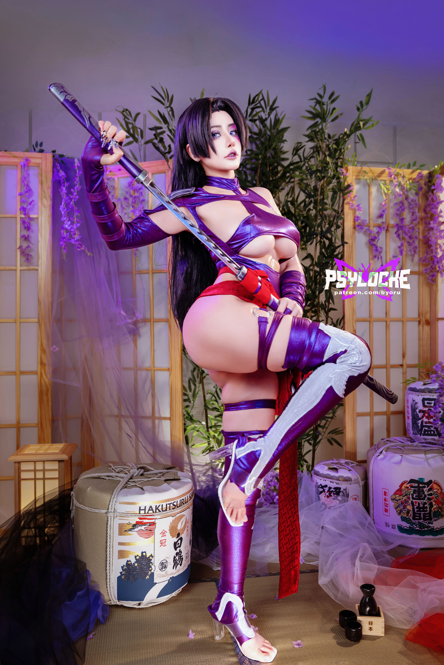 日本性感萝莉Byoru - Psylocke/(46P)