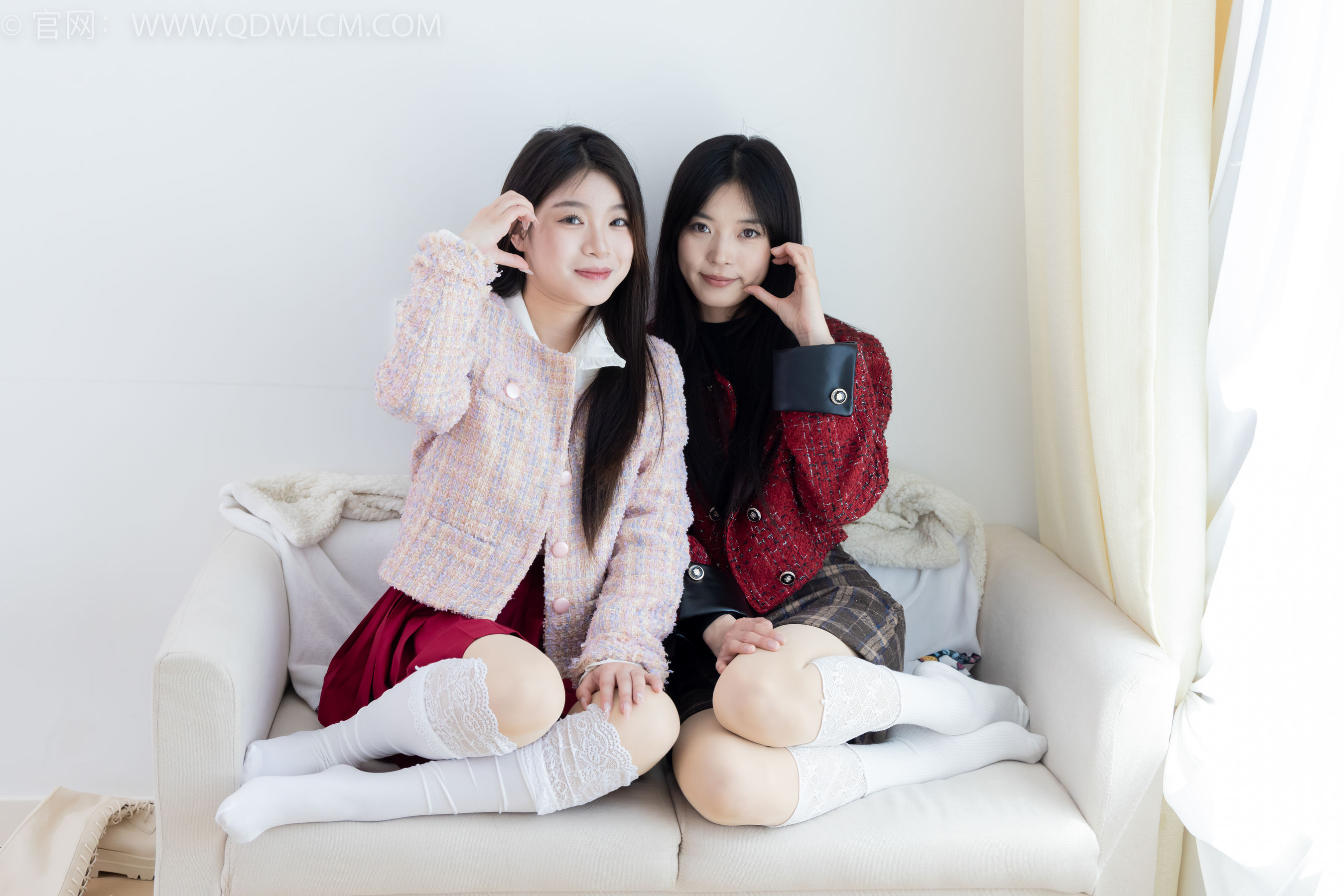 物恋传媒 No.2375 茯苓&闪闪 - 长靴、白棉袜、厚肉丝/(170P)