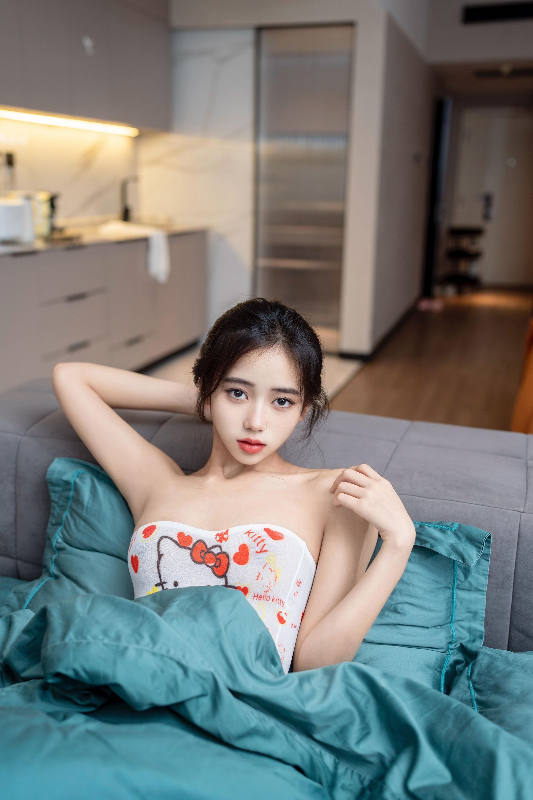 时安安 - 白丝童真装/(115P)