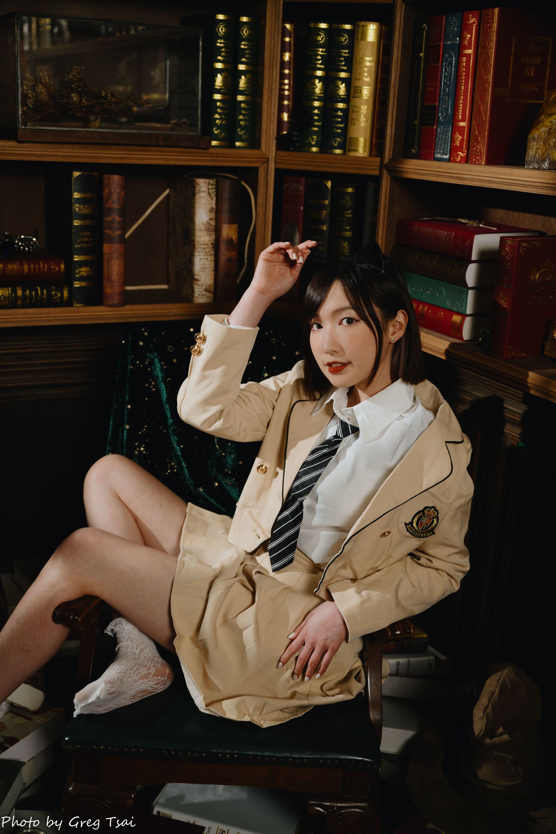 柯姿 - 学生服/(93P)