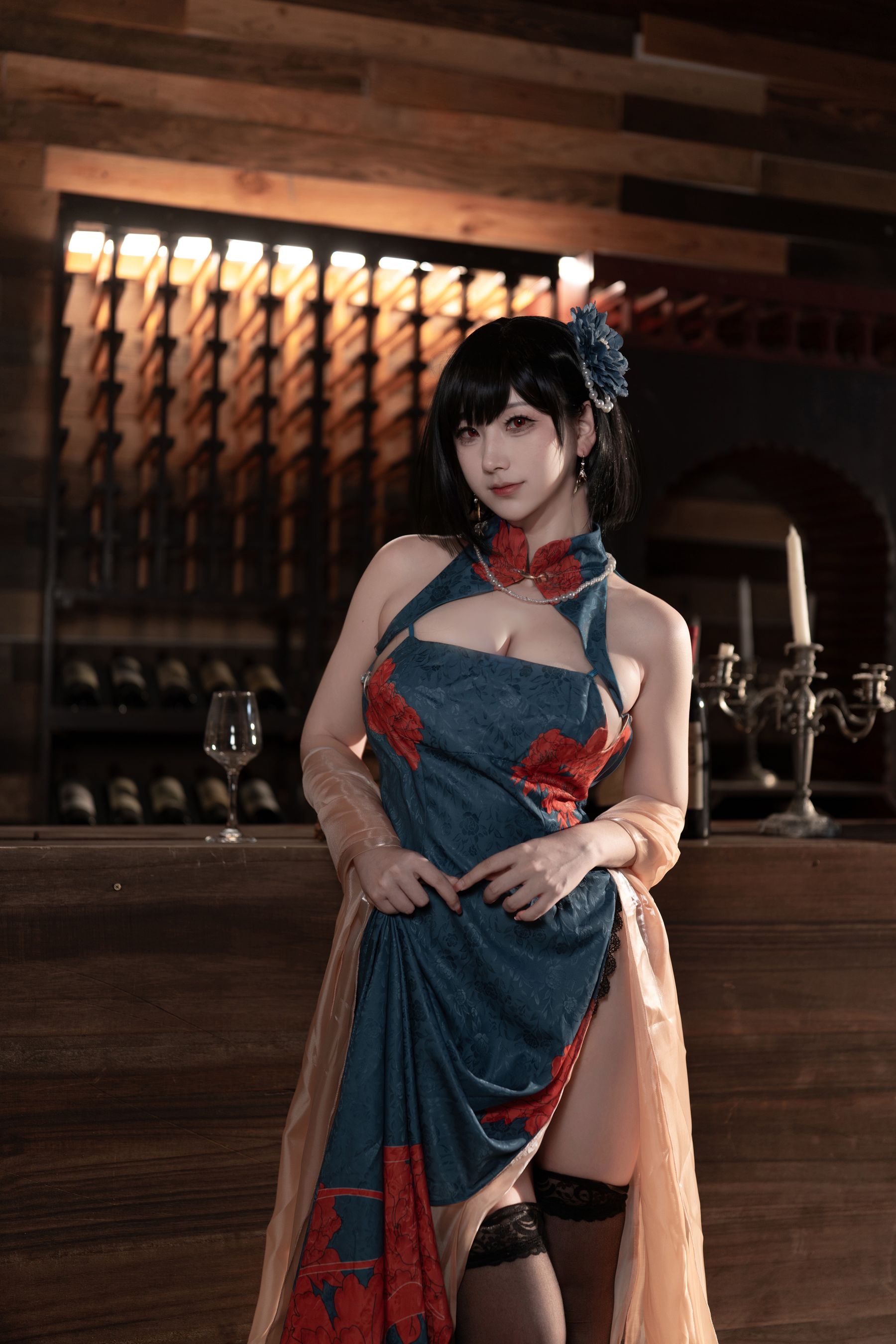 梓猫AzuNyan - 建武旗袍/(9P)