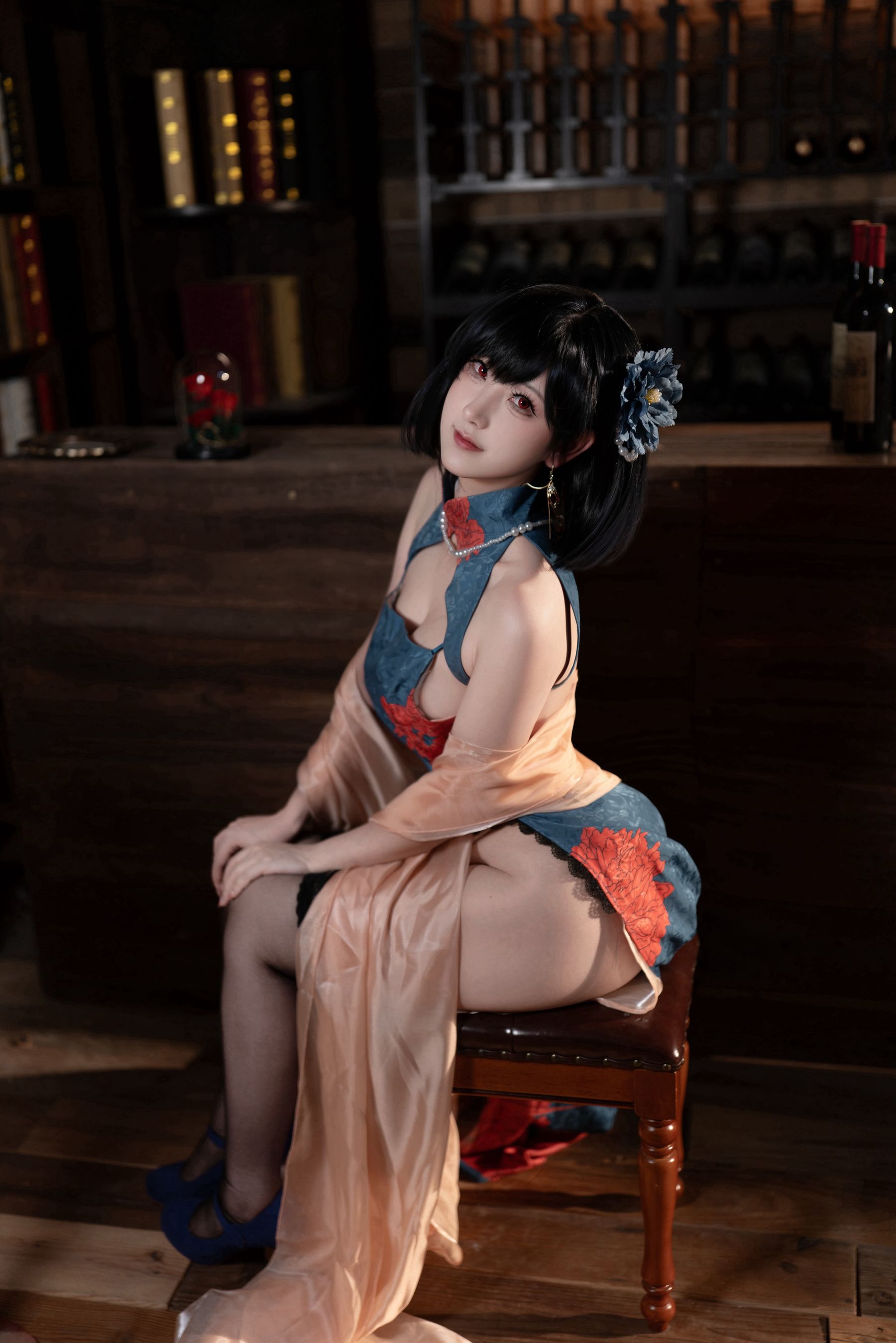 梓猫AzuNyan - 建武旗袍/(9P)