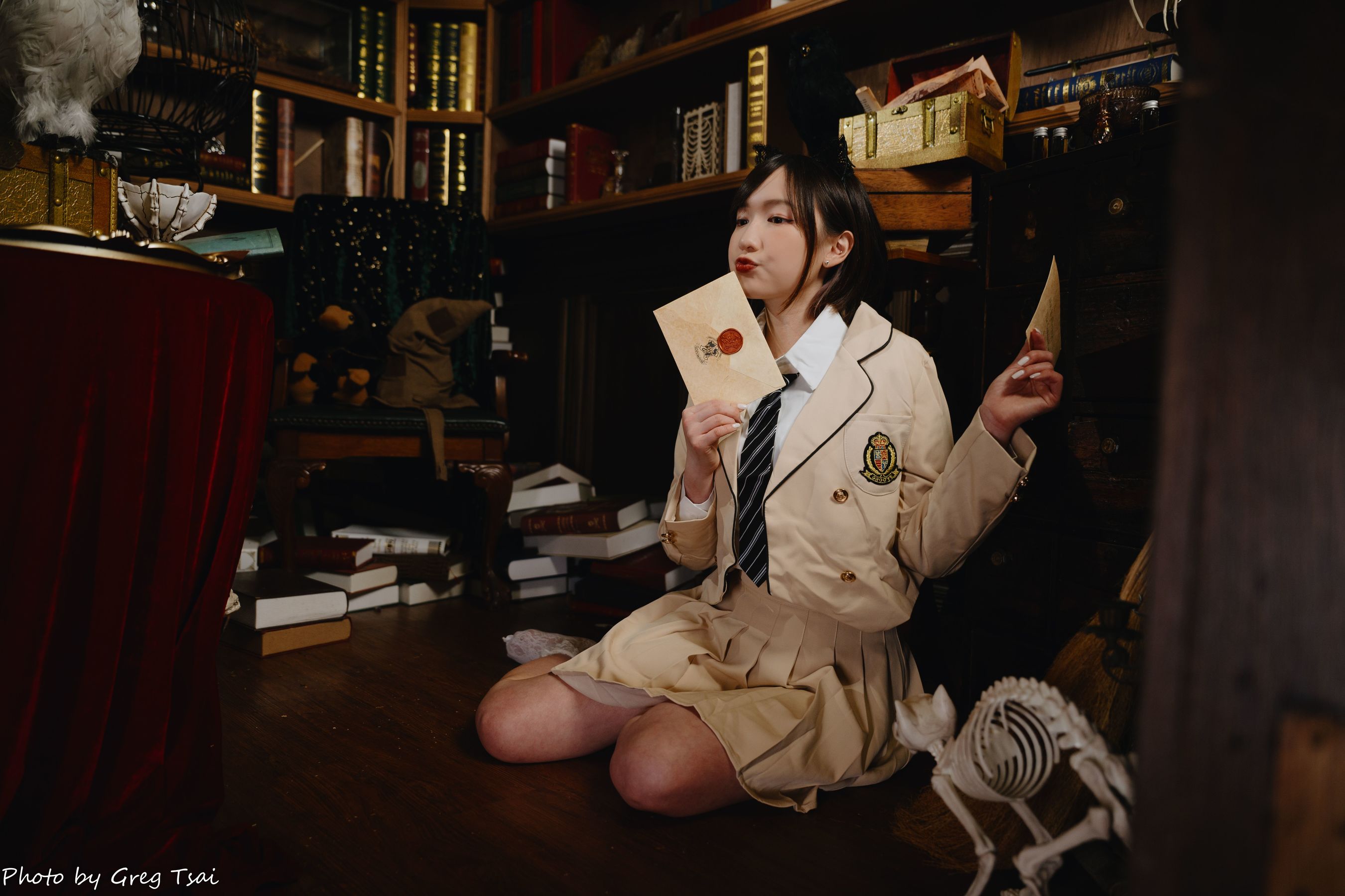 柯姿 - 学生服/(93P)