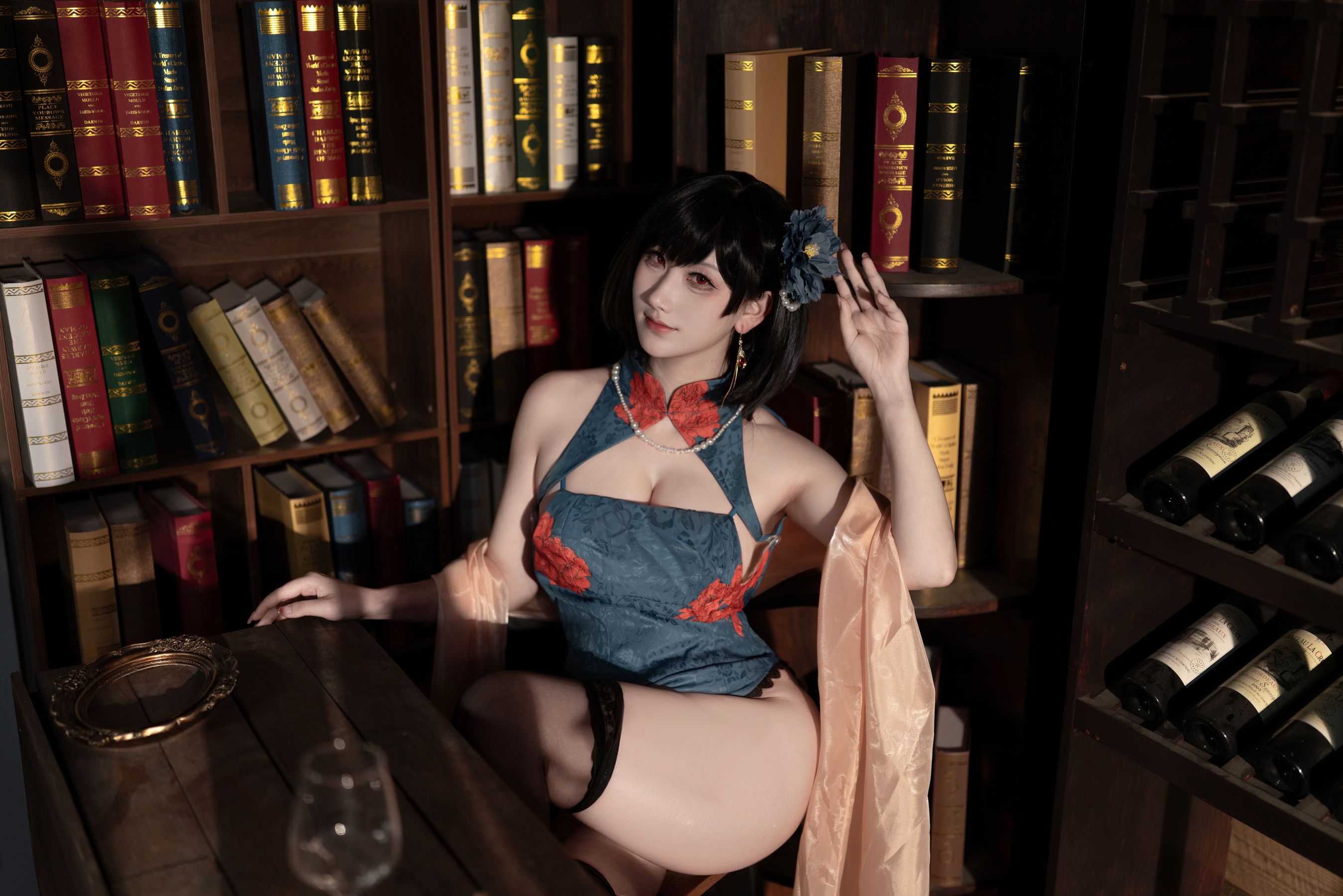 梓猫AzuNyan - 建武旗袍/(9P)