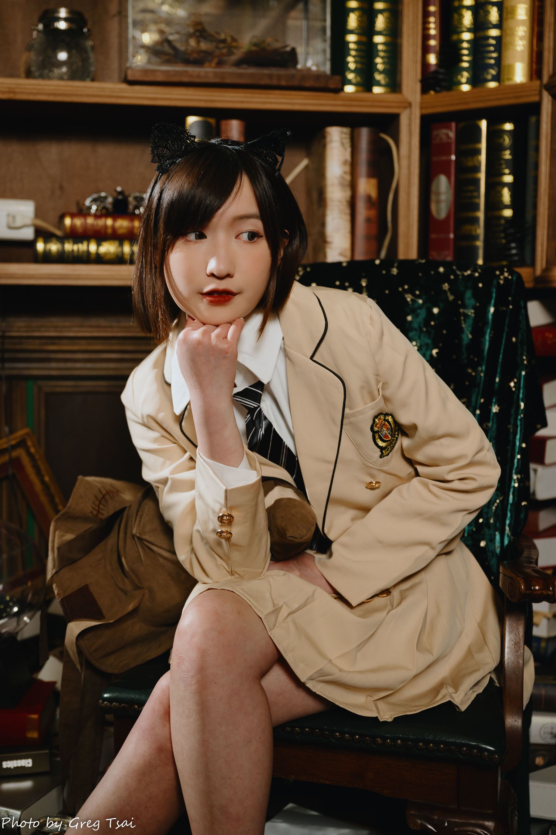 柯姿 - 学生服/(93P)