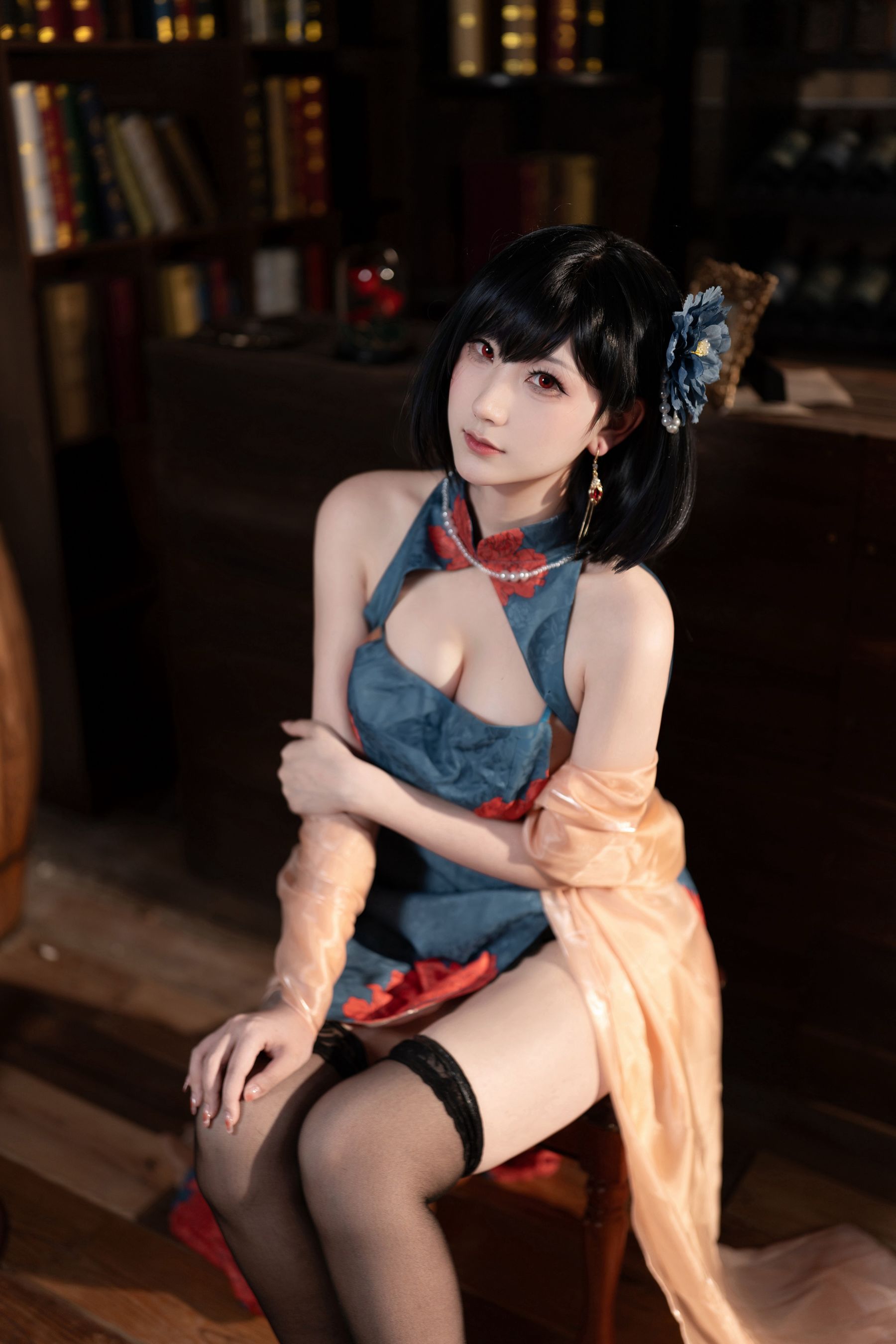 梓猫AzuNyan - 建武旗袍/(9P)