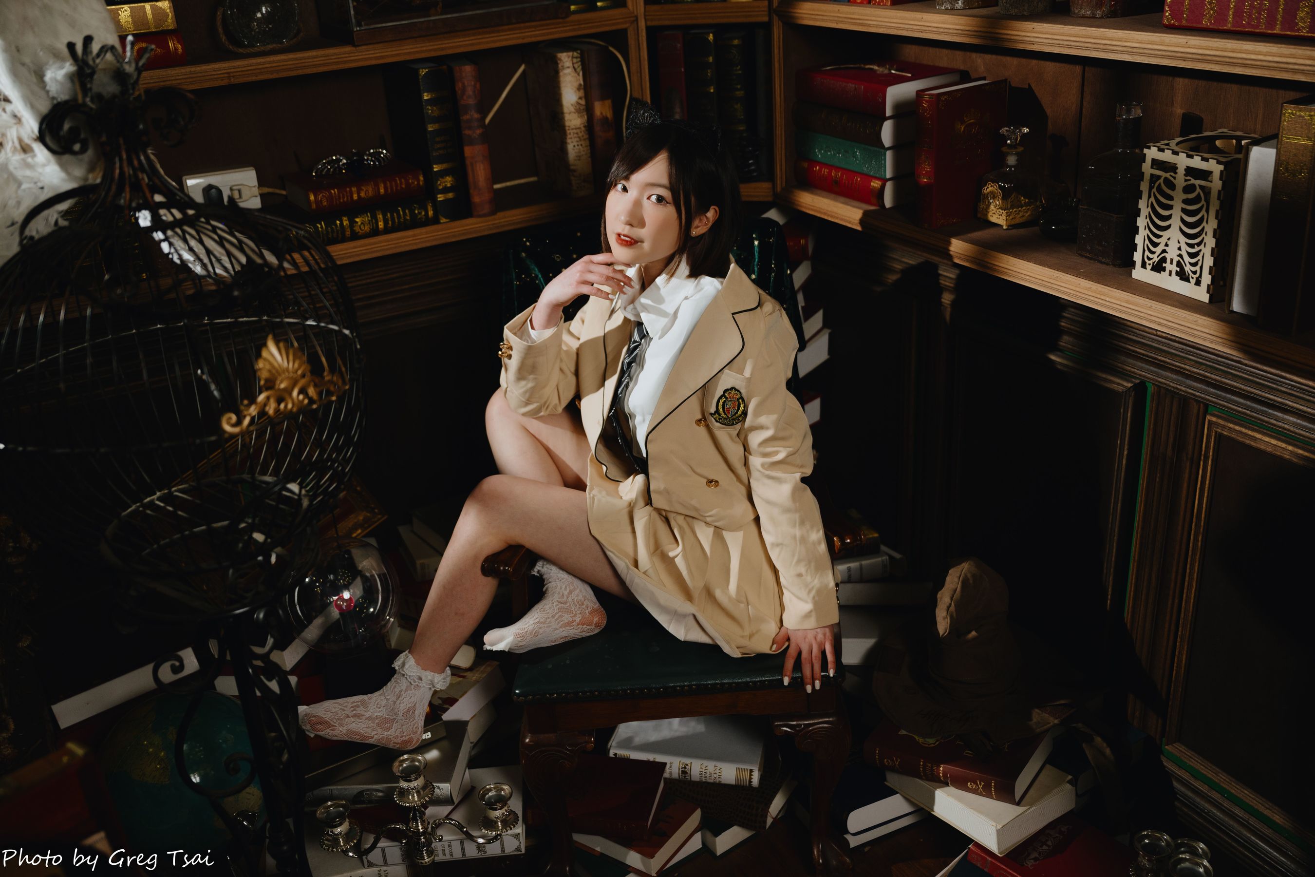 柯姿 - 学生服/(93P)