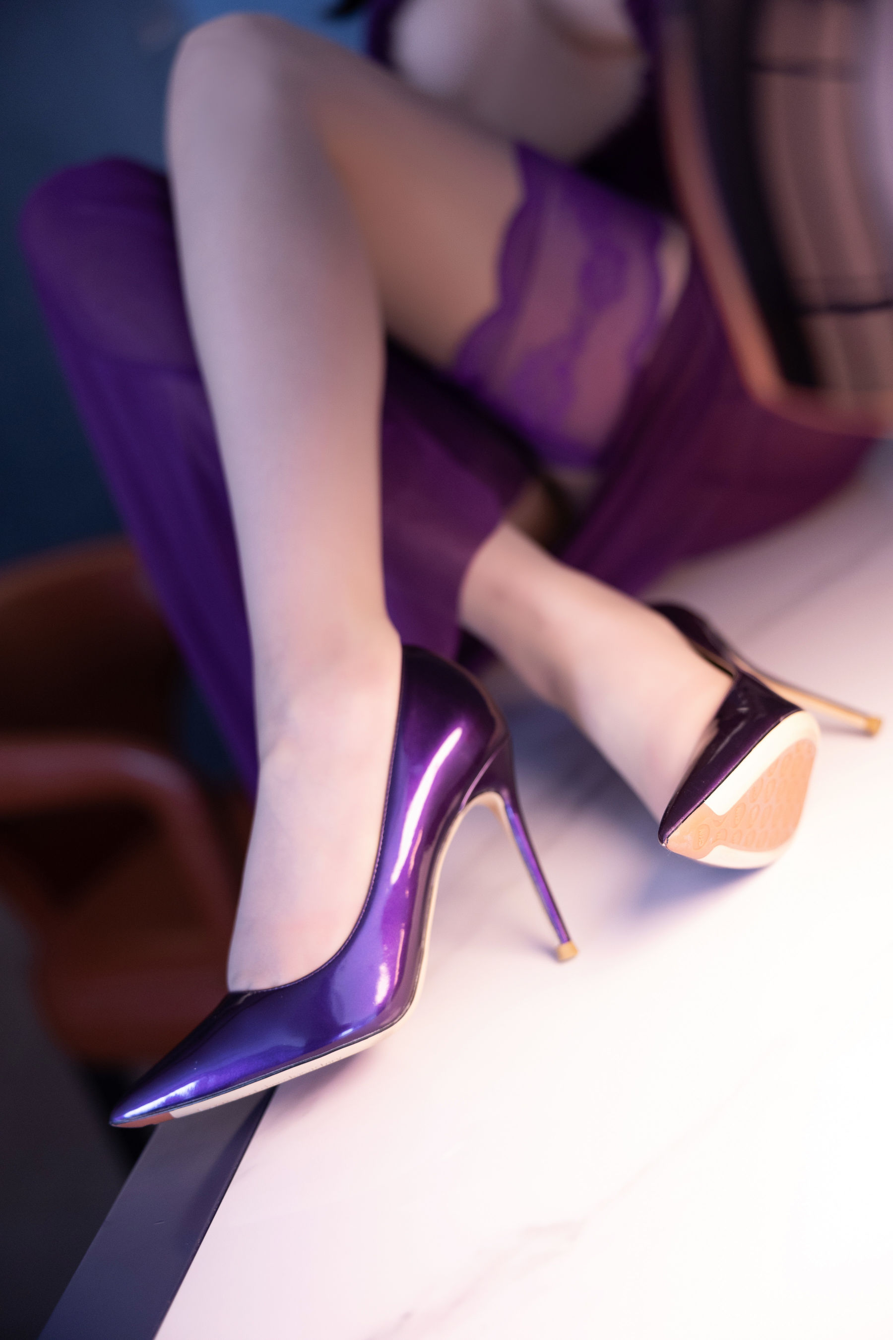 杨晨晨 - 紫色轻透情趣/(104P)