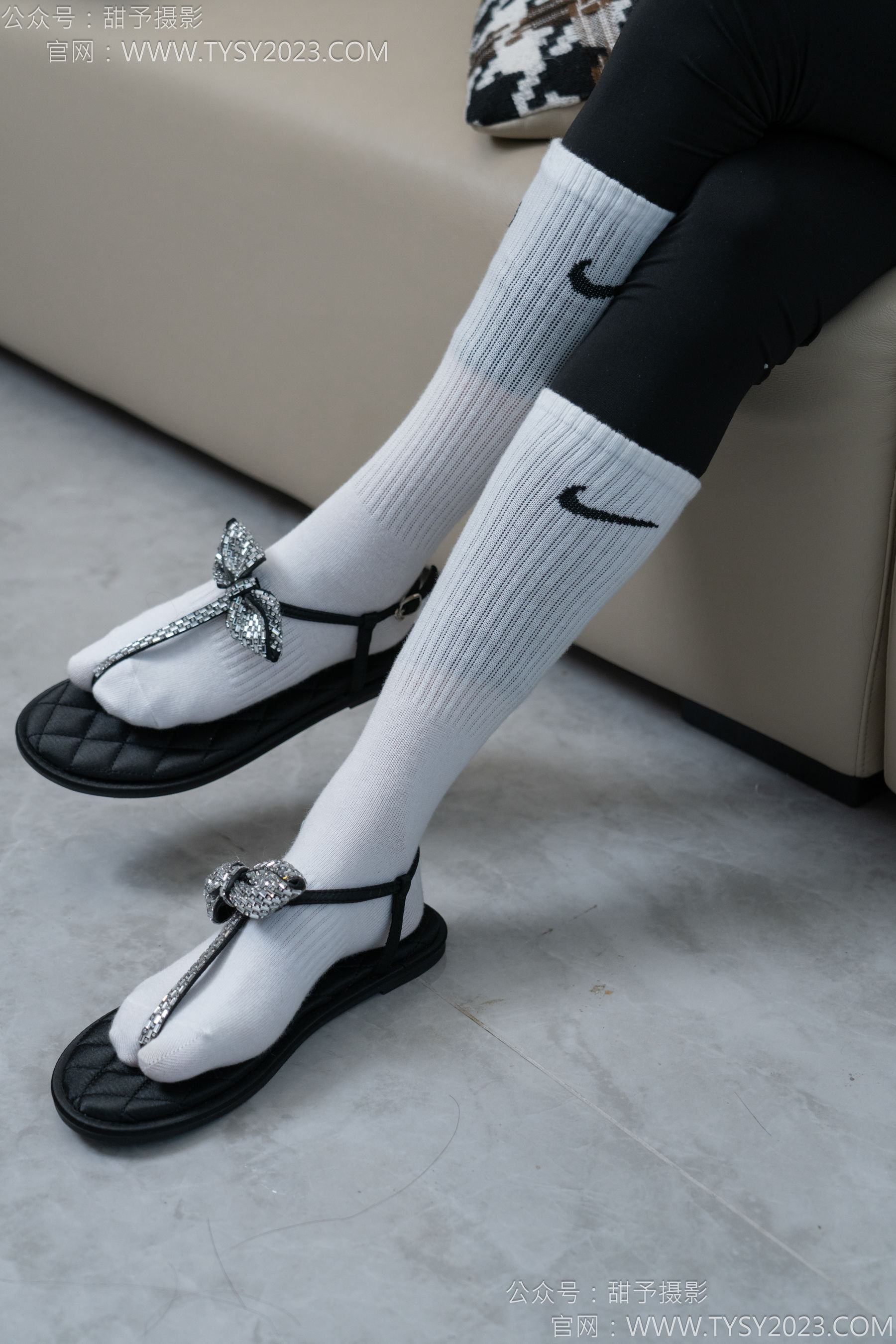 甜予摄影 No.147 澜澜 - 凉鞋、高跟鞋、长腿袜、白棉袜/(172P)