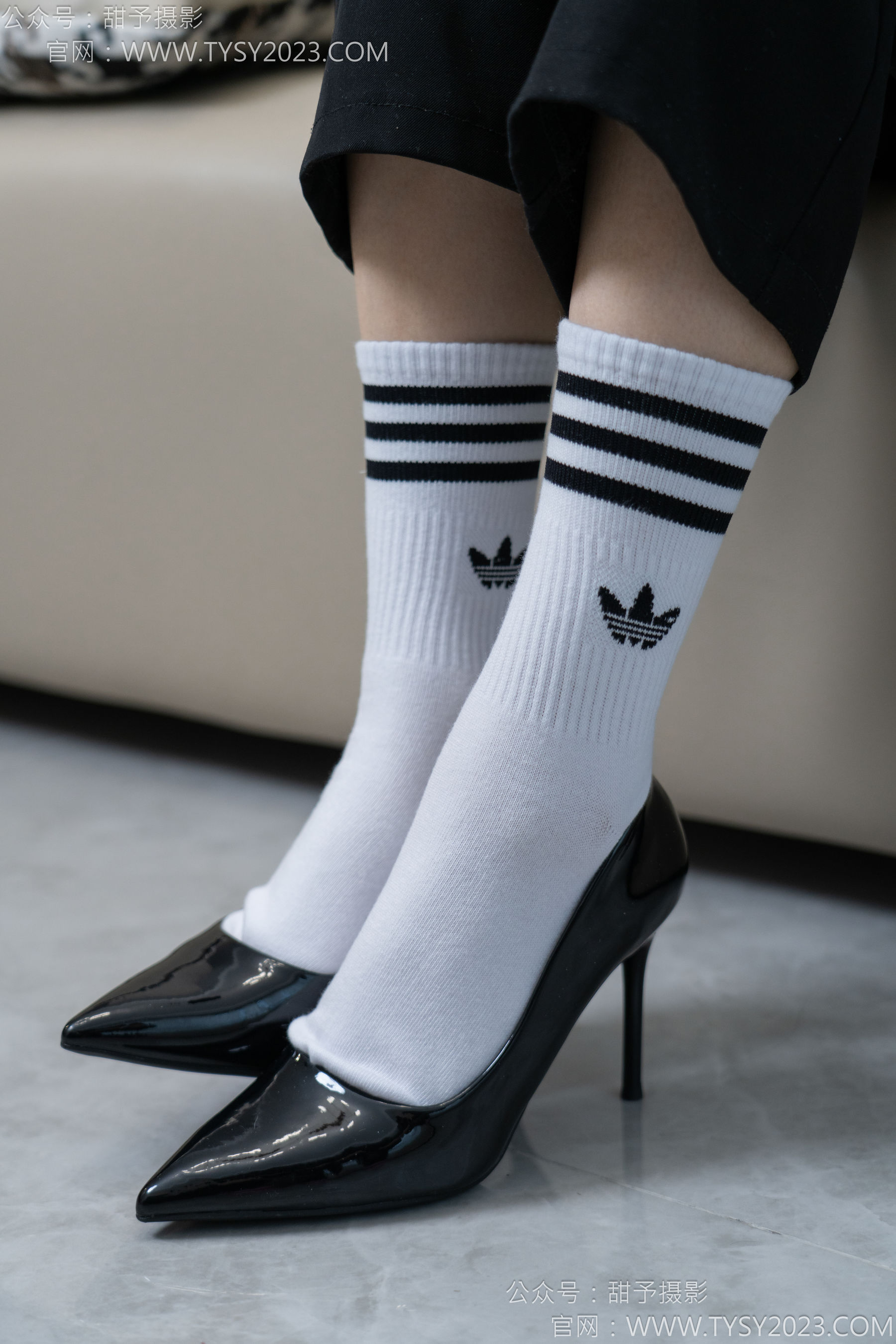 甜予摄影 No.147 澜澜 - 凉鞋、高跟鞋、长腿袜、白棉袜/(172P)