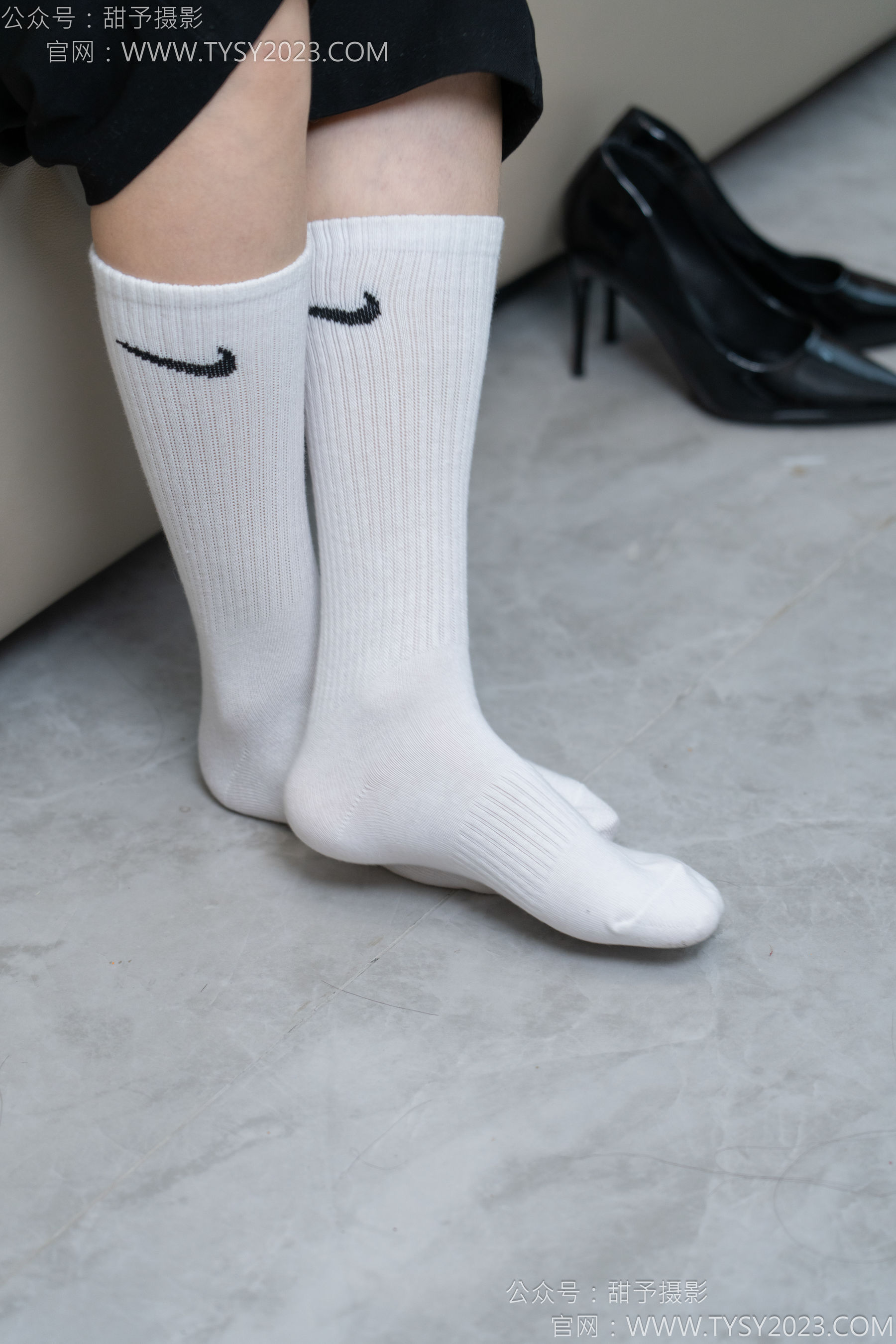 甜予摄影 No.147 澜澜 - 凉鞋、高跟鞋、长腿袜、白棉袜/(172P)