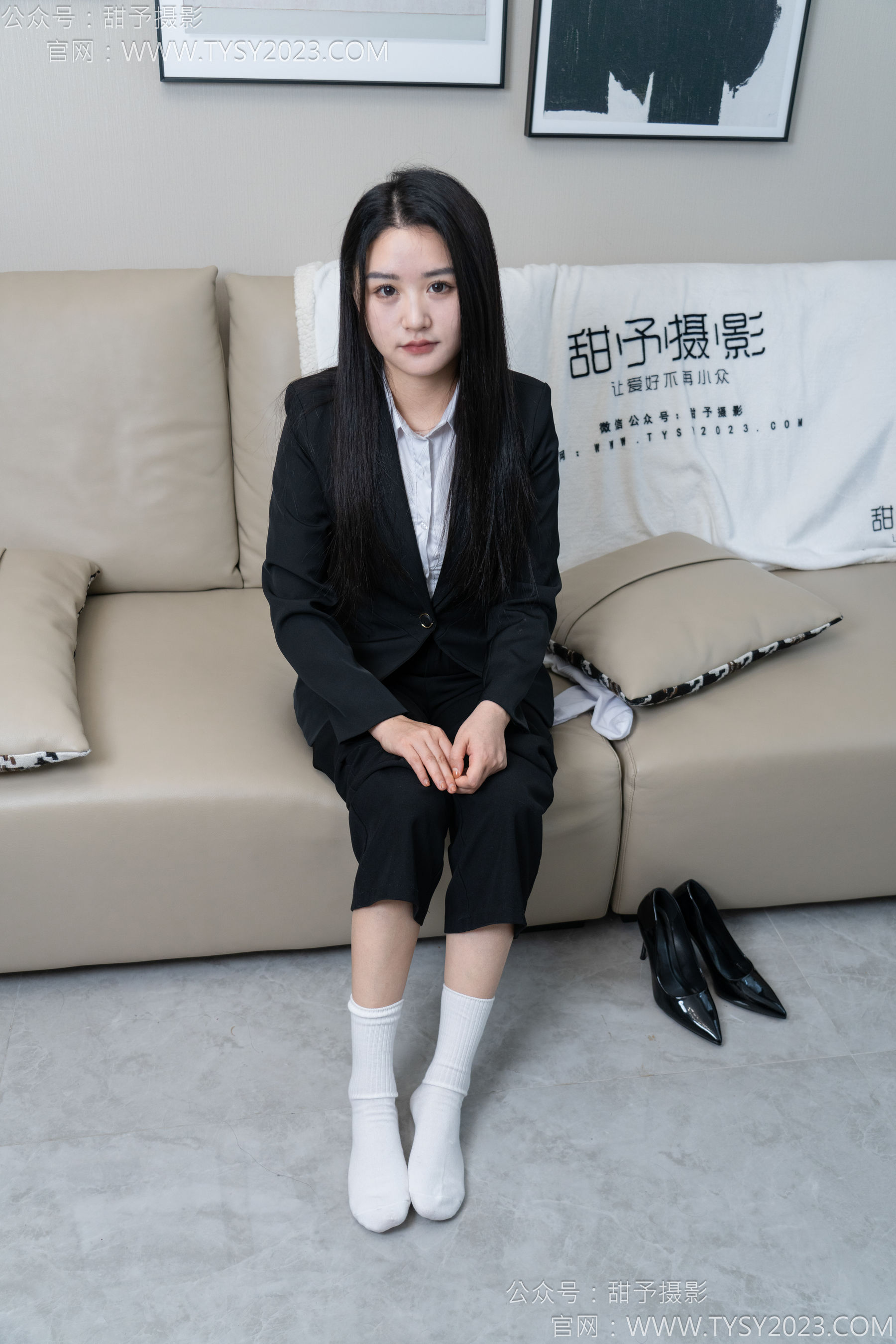 甜予摄影 No.147 澜澜 - 凉鞋、高跟鞋、长腿袜、白棉袜/(172P)