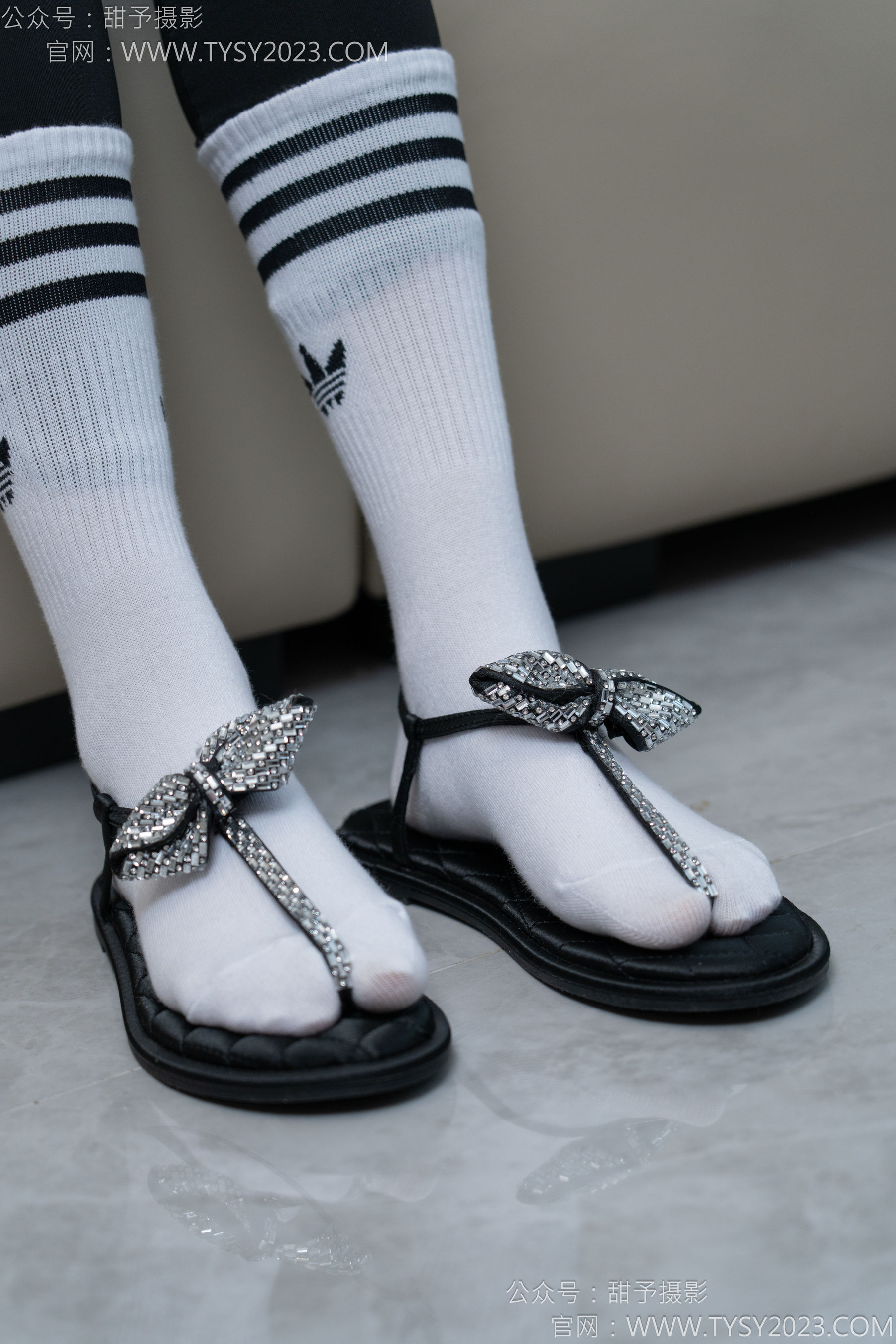 甜予摄影 No.147 澜澜 - 凉鞋、高跟鞋、长腿袜、白棉袜/(172P)