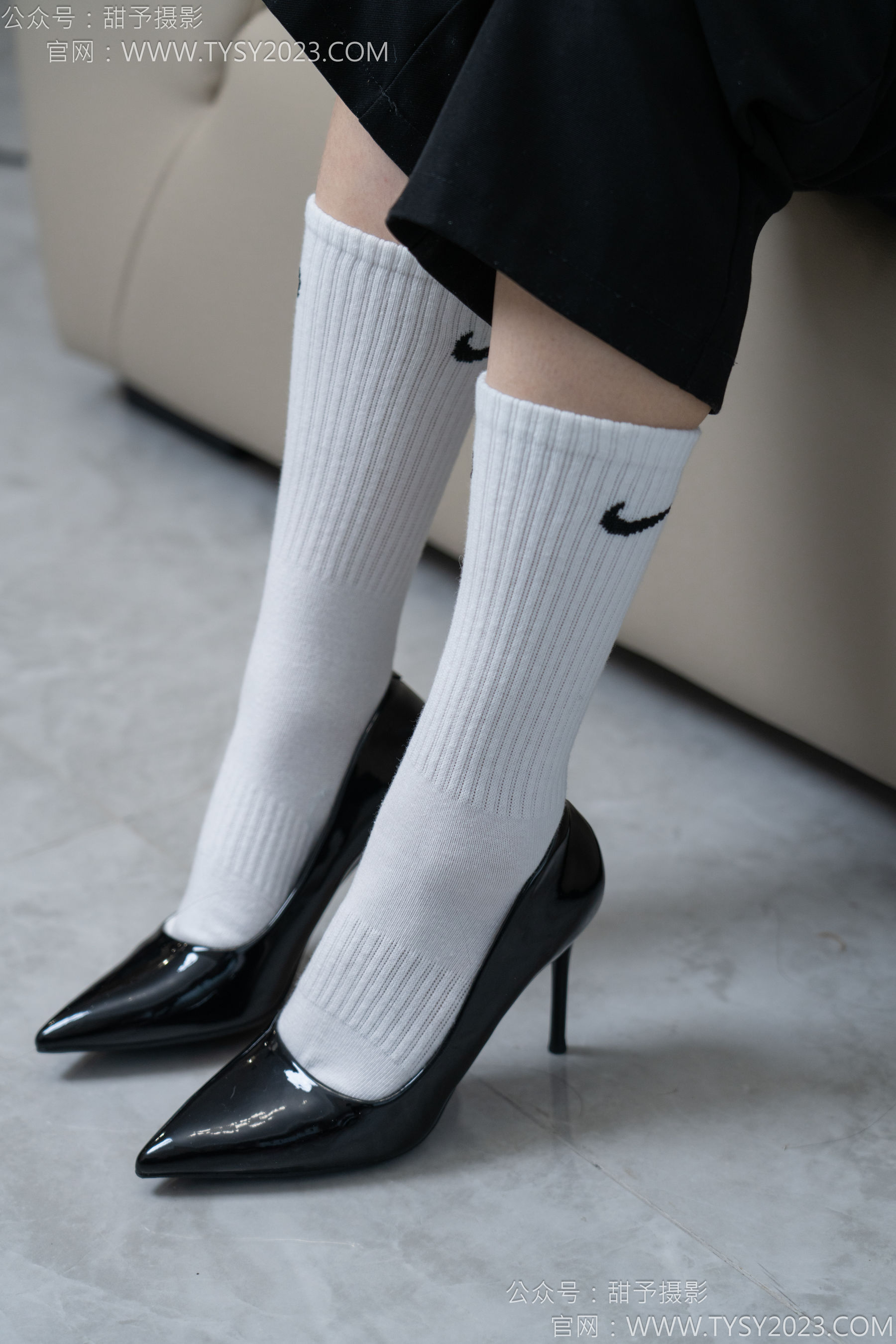 甜予摄影 No.147 澜澜 - 凉鞋、高跟鞋、长腿袜、白棉袜/(172P)