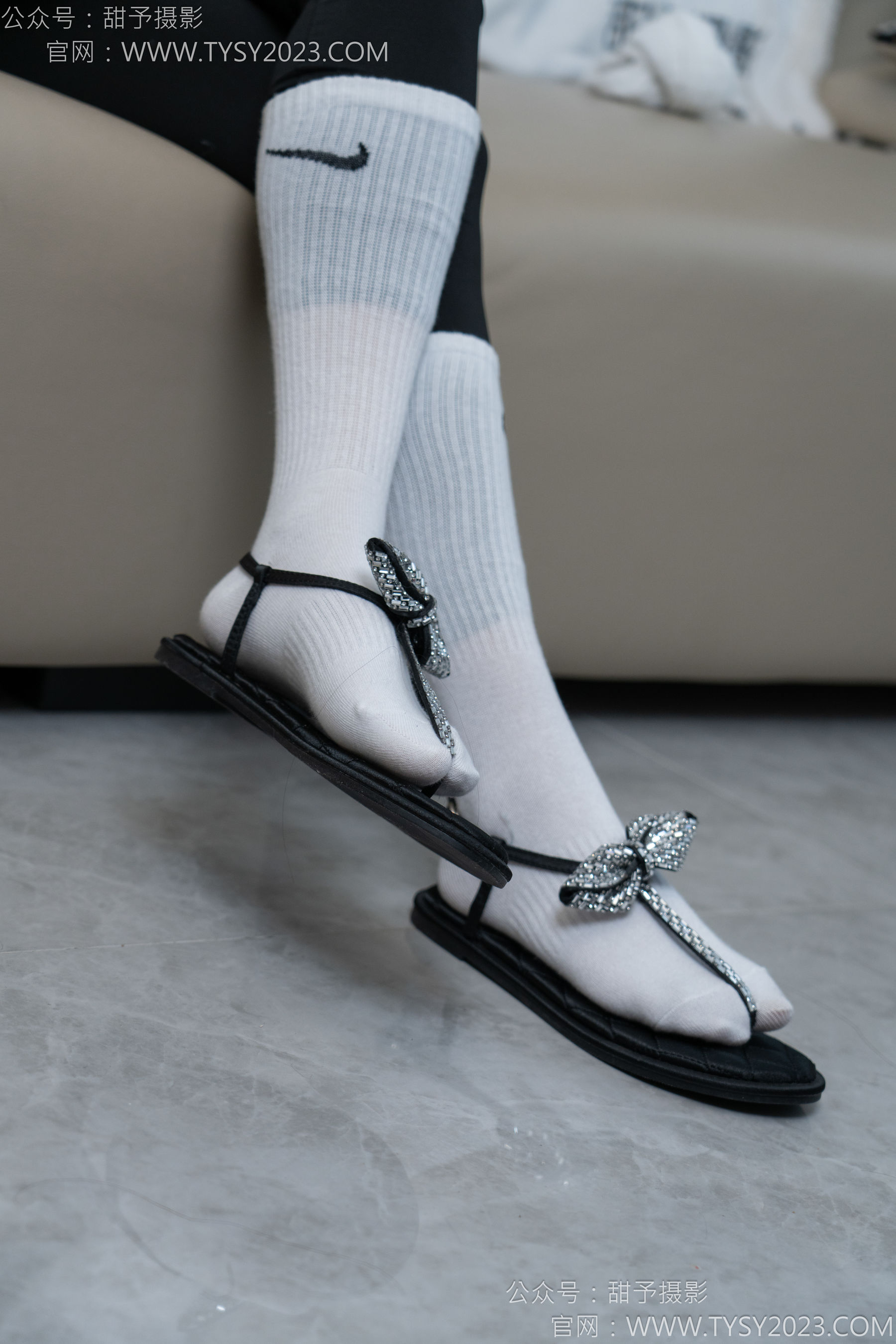 甜予摄影 No.147 澜澜 - 凉鞋、高跟鞋、长腿袜、白棉袜/(172P)