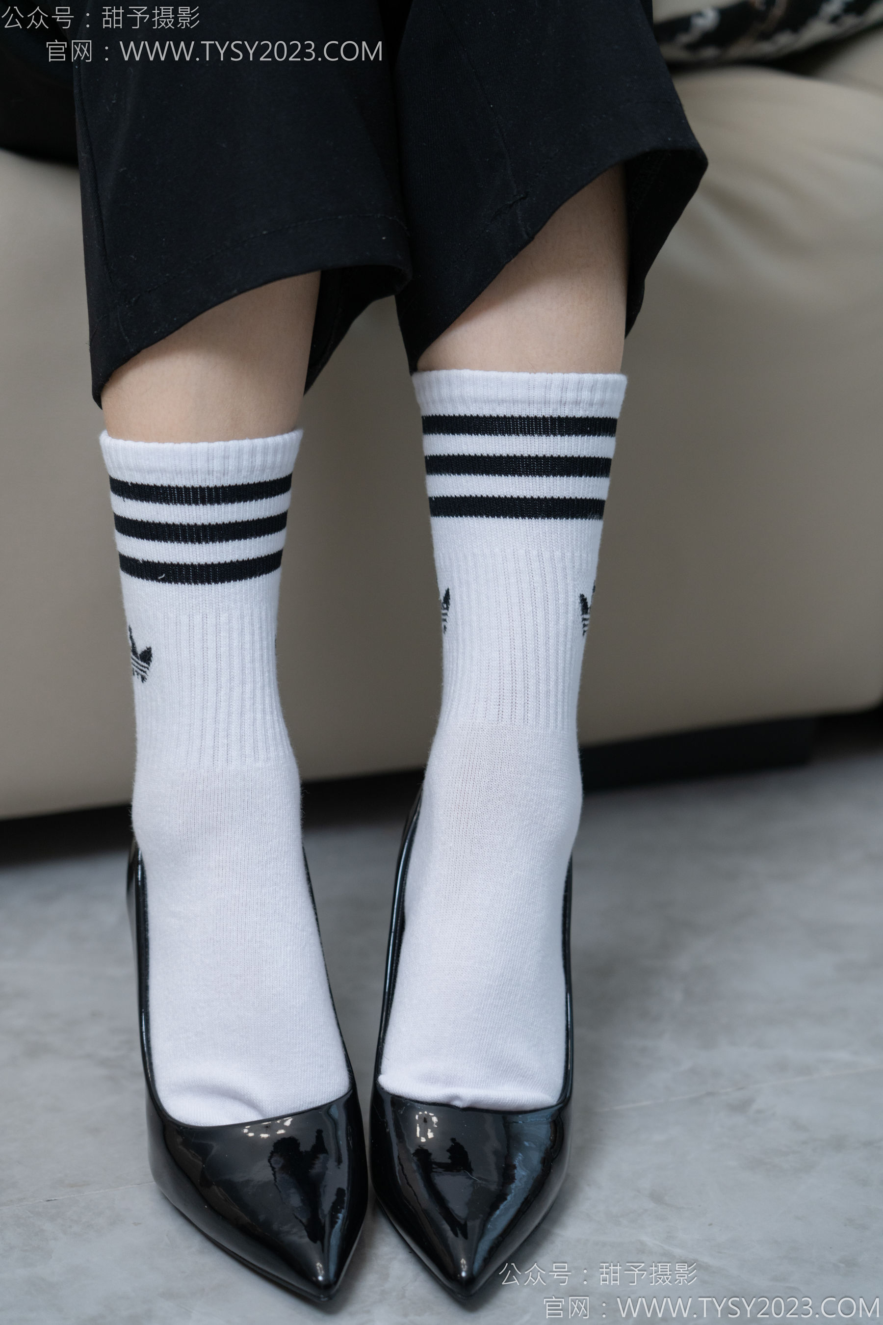 甜予摄影 No.147 澜澜 - 凉鞋、高跟鞋、长腿袜、白棉袜/(172P)