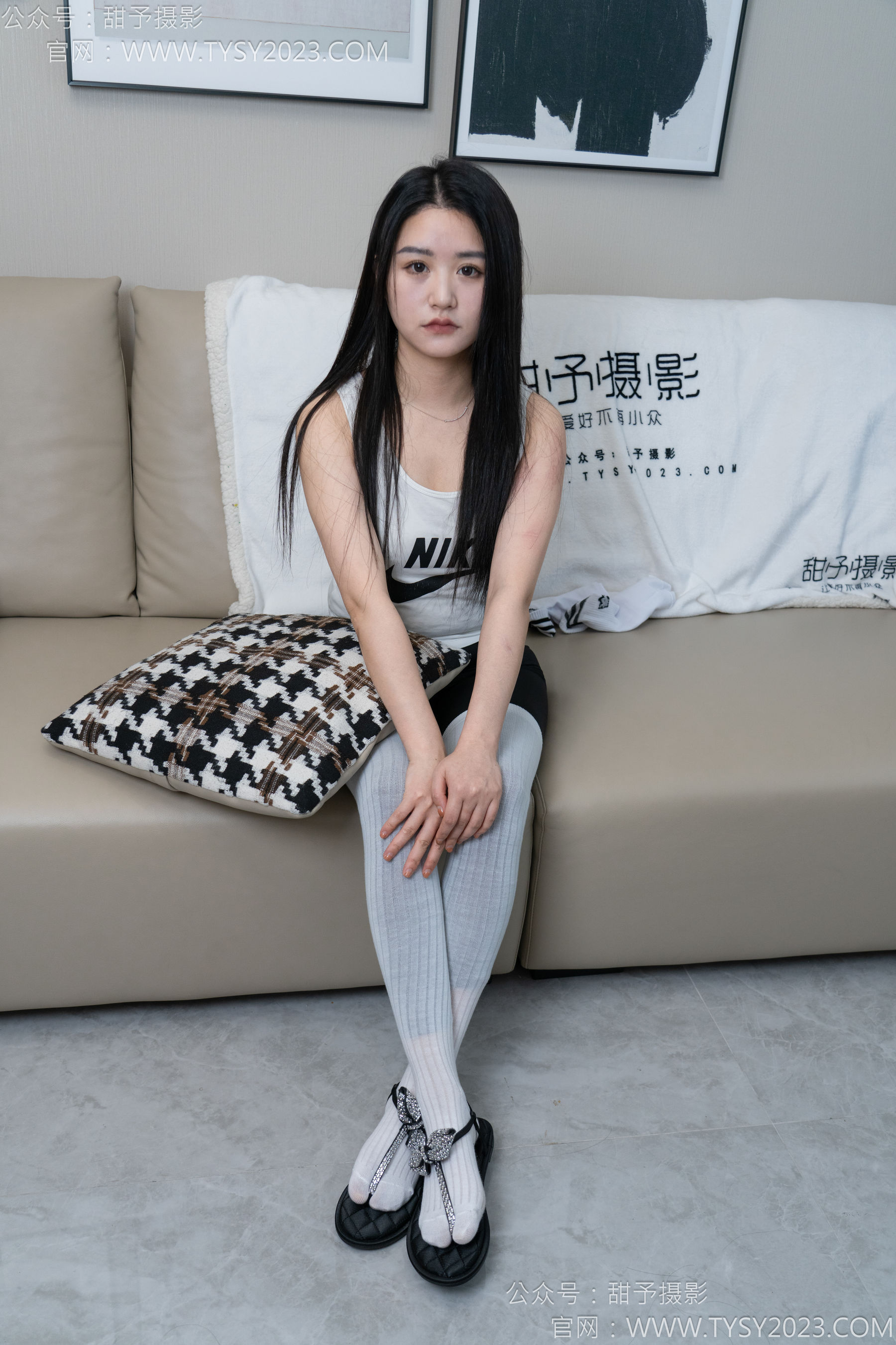 甜予摄影 No.147 澜澜 - 凉鞋、高跟鞋、长腿袜、白棉袜/(172P)