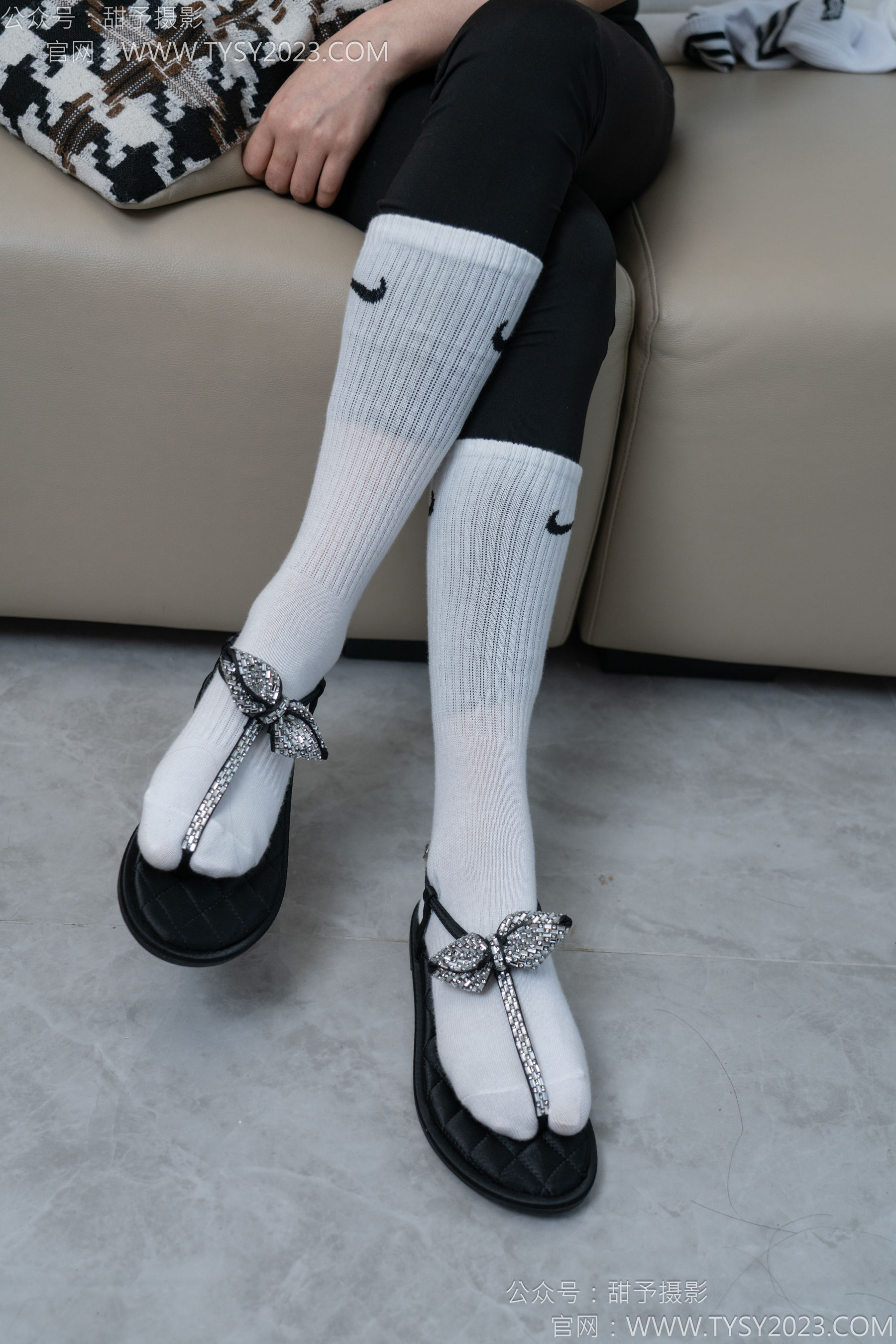 甜予摄影 No.147 澜澜 - 凉鞋、高跟鞋、长腿袜、白棉袜/(172P)