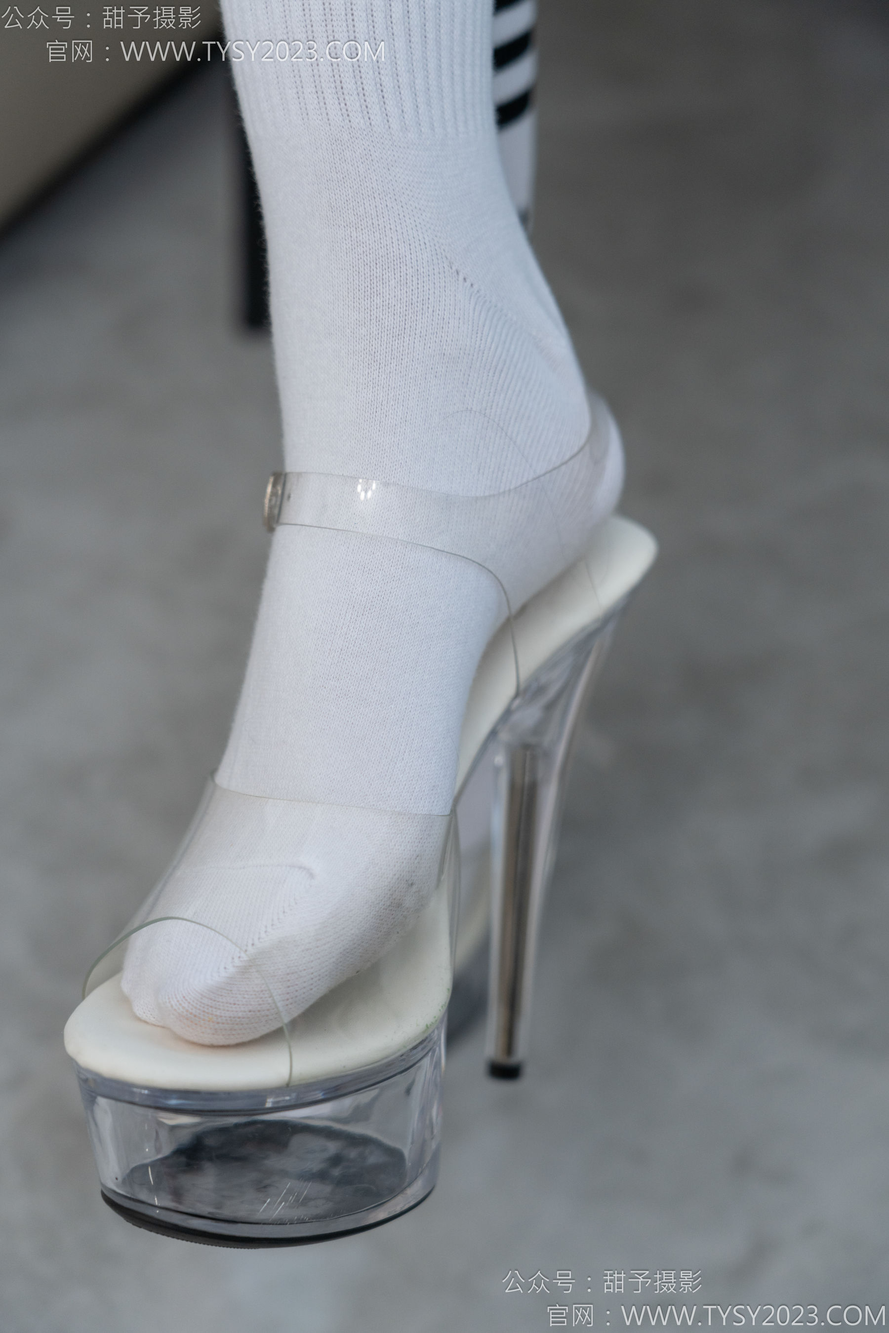 甜予摄影 No.147 澜澜 - 凉鞋、高跟鞋、长腿袜、白棉袜/(172P)