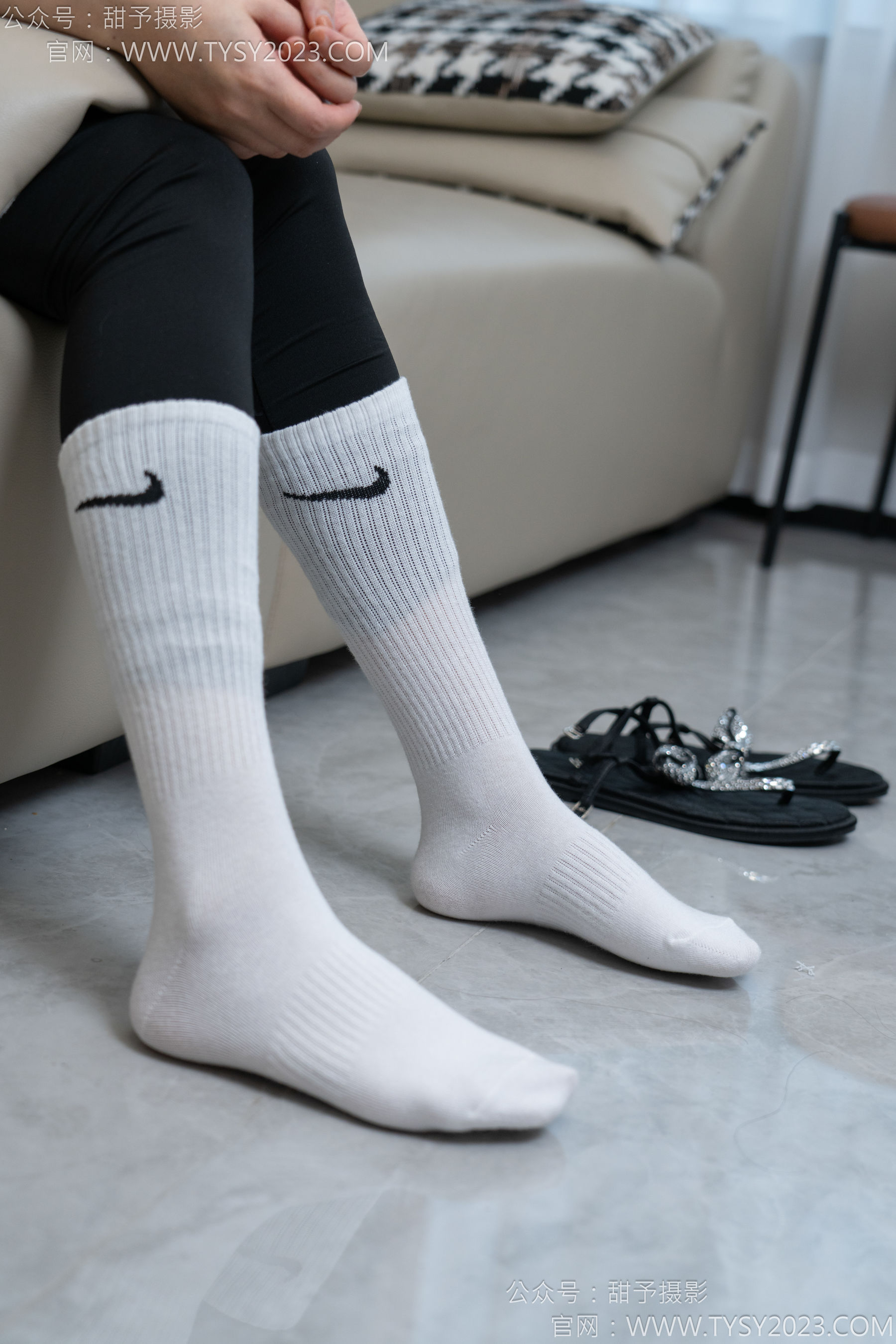 甜予摄影 No.147 澜澜 - 凉鞋、高跟鞋、长腿袜、白棉袜/(172P)