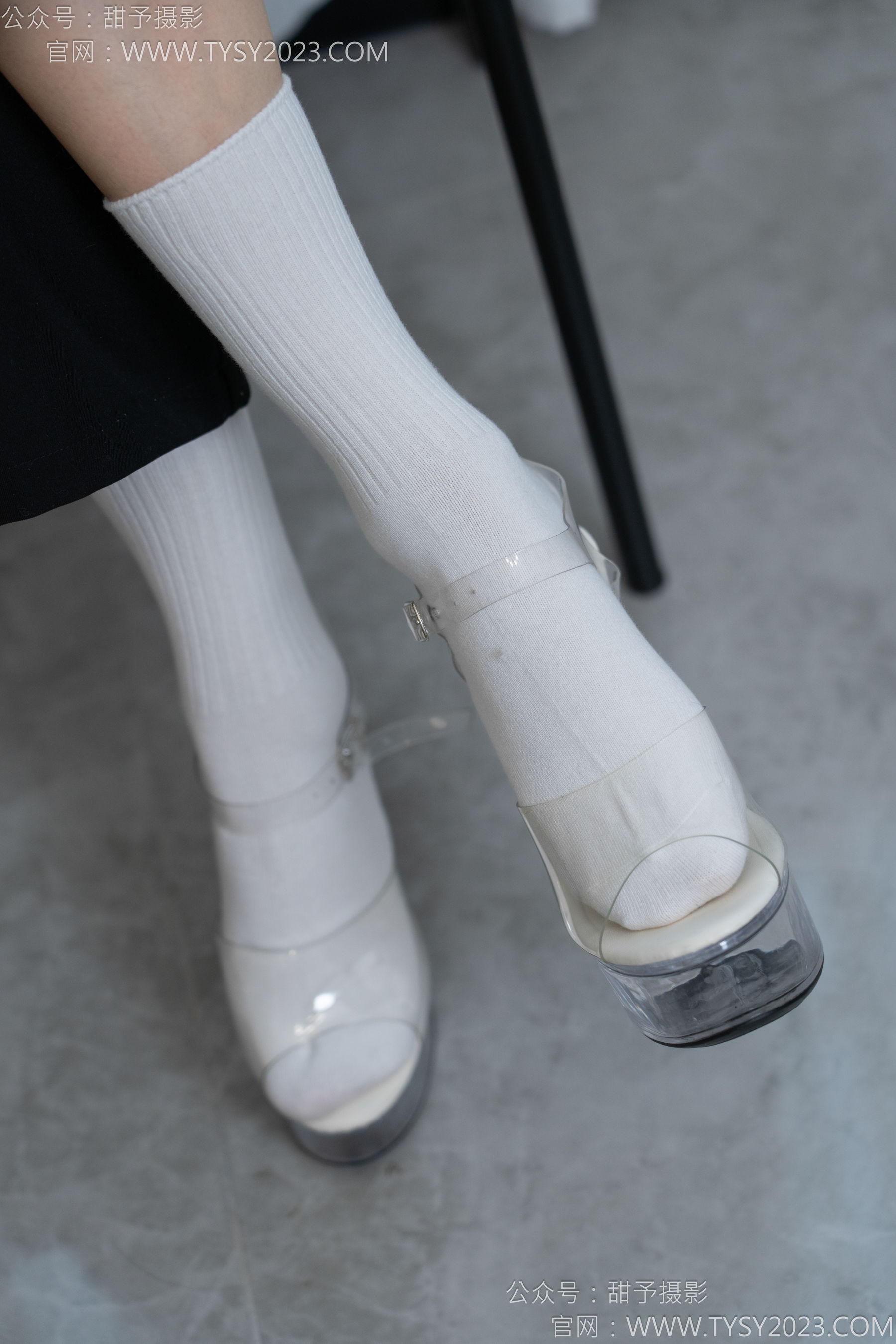 甜予摄影 No.147 澜澜 - 凉鞋、高跟鞋、长腿袜、白棉袜/(172P)