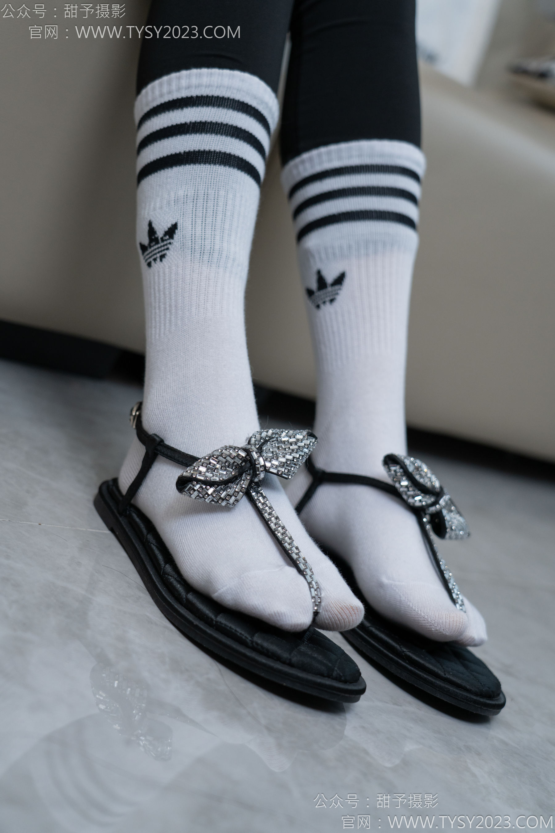 甜予摄影 No.147 澜澜 - 凉鞋、高跟鞋、长腿袜、白棉袜/(172P)