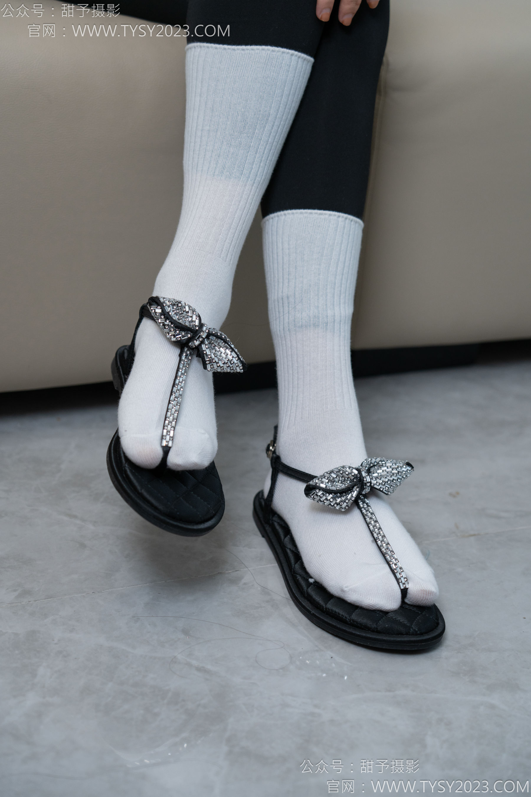 甜予摄影 No.147 澜澜 - 凉鞋、高跟鞋、长腿袜、白棉袜/(172P)