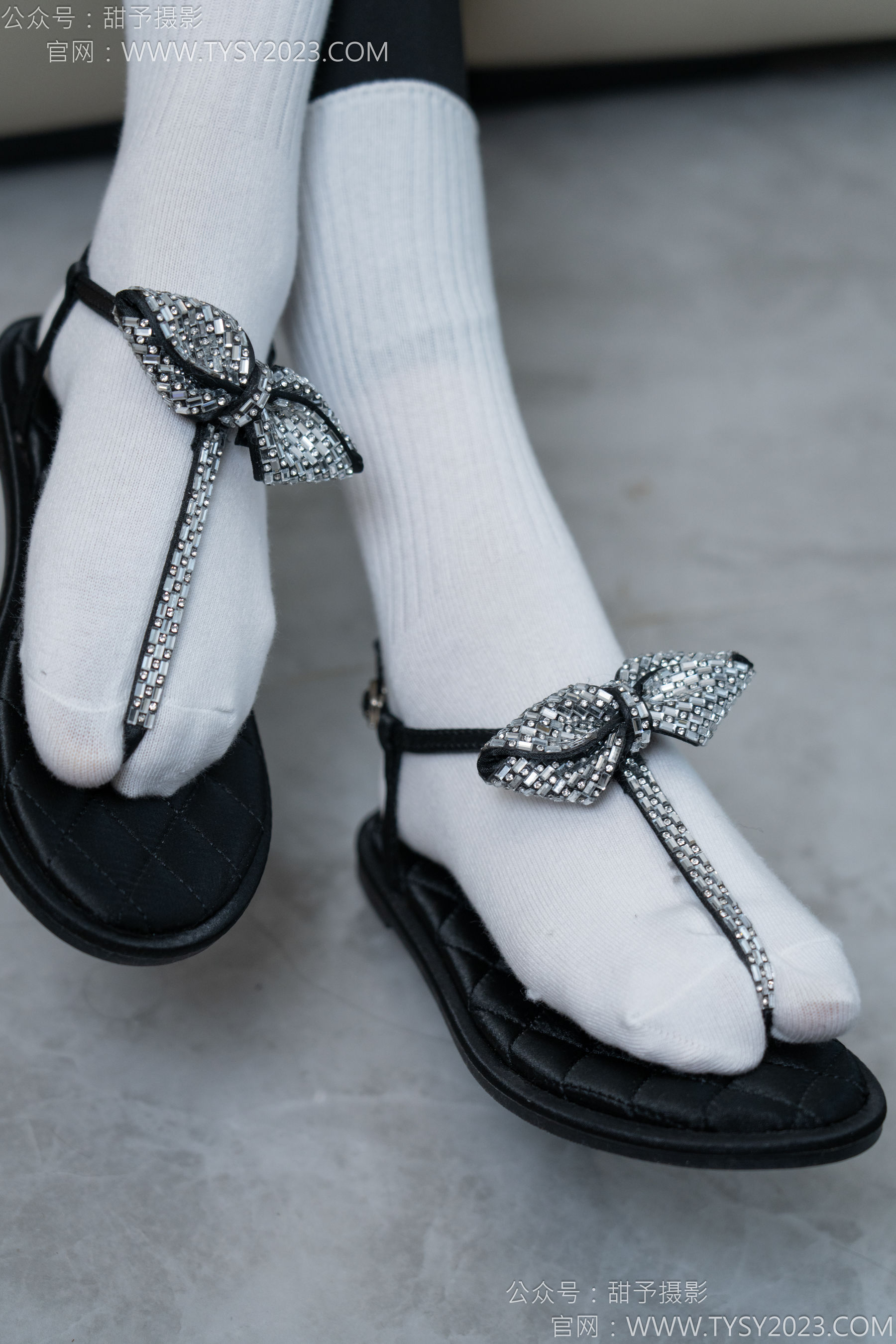 甜予摄影 No.147 澜澜 - 凉鞋、高跟鞋、长腿袜、白棉袜/(172P)