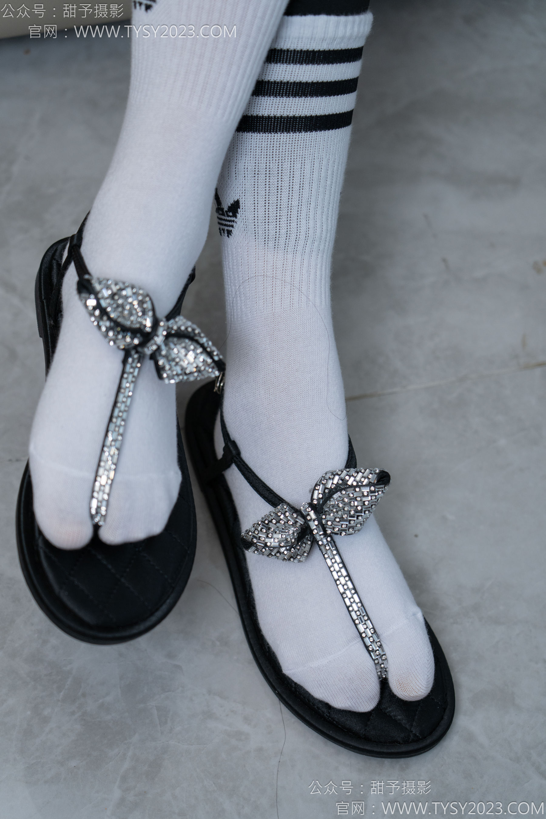 甜予摄影 No.147 澜澜 - 凉鞋、高跟鞋、长腿袜、白棉袜/(172P)
