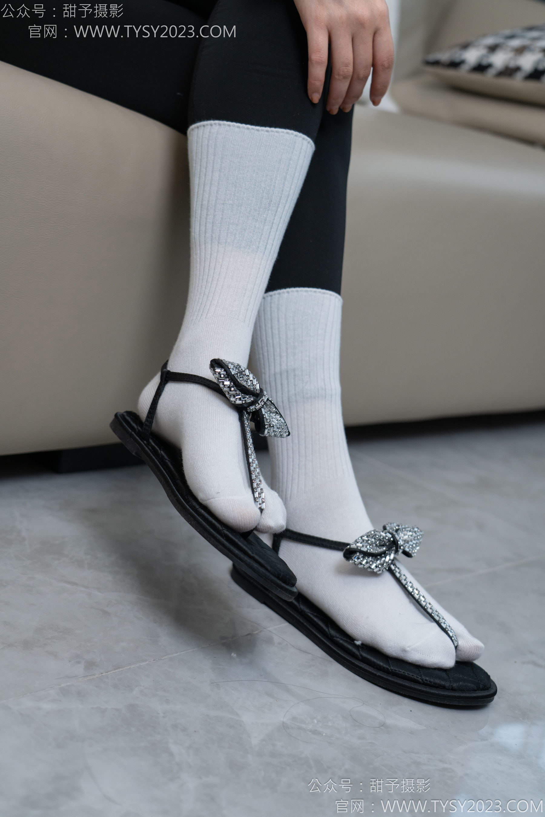 甜予摄影 No.147 澜澜 - 凉鞋、高跟鞋、长腿袜、白棉袜/(172P)
