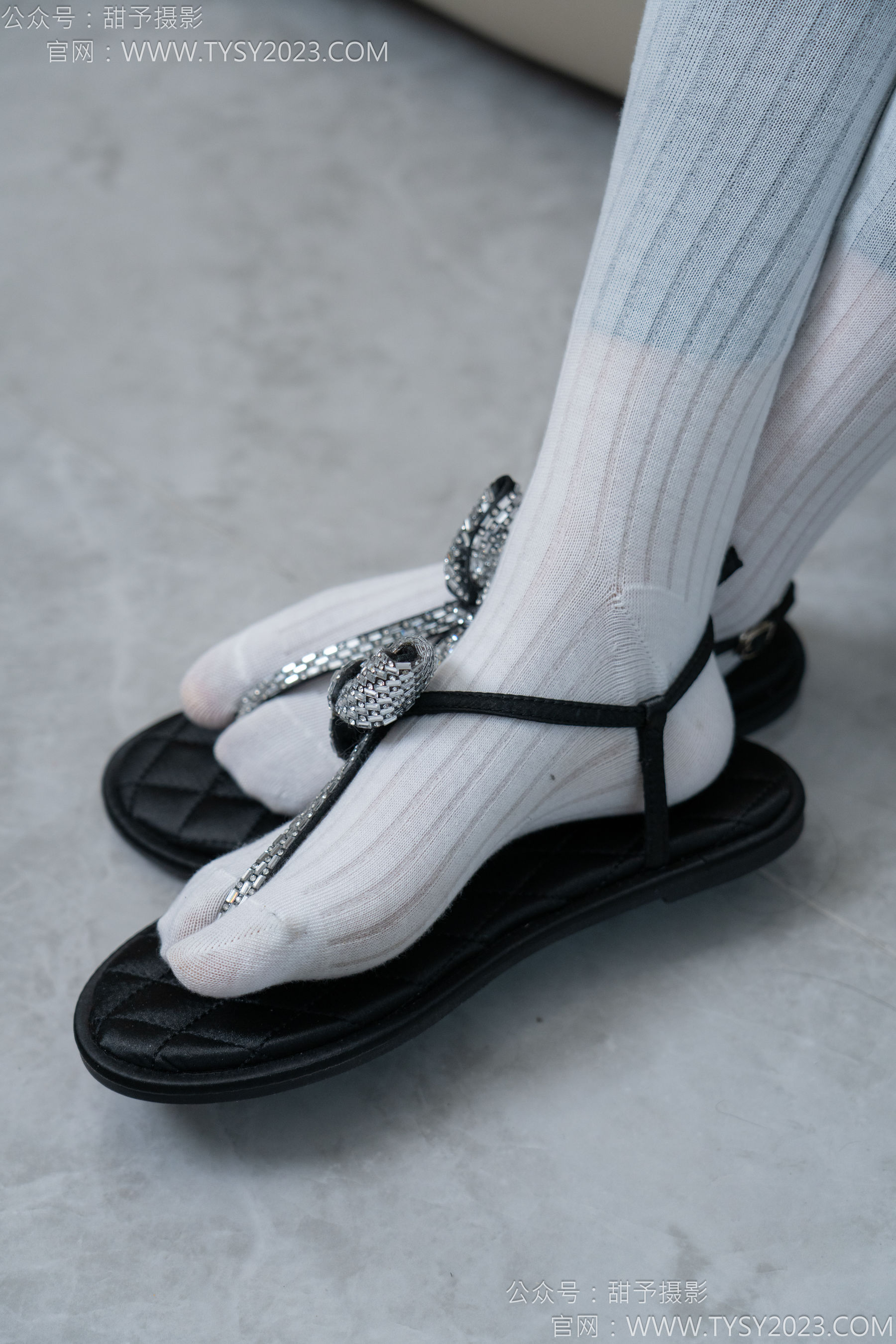 甜予摄影 No.147 澜澜 - 凉鞋、高跟鞋、长腿袜、白棉袜/(172P)